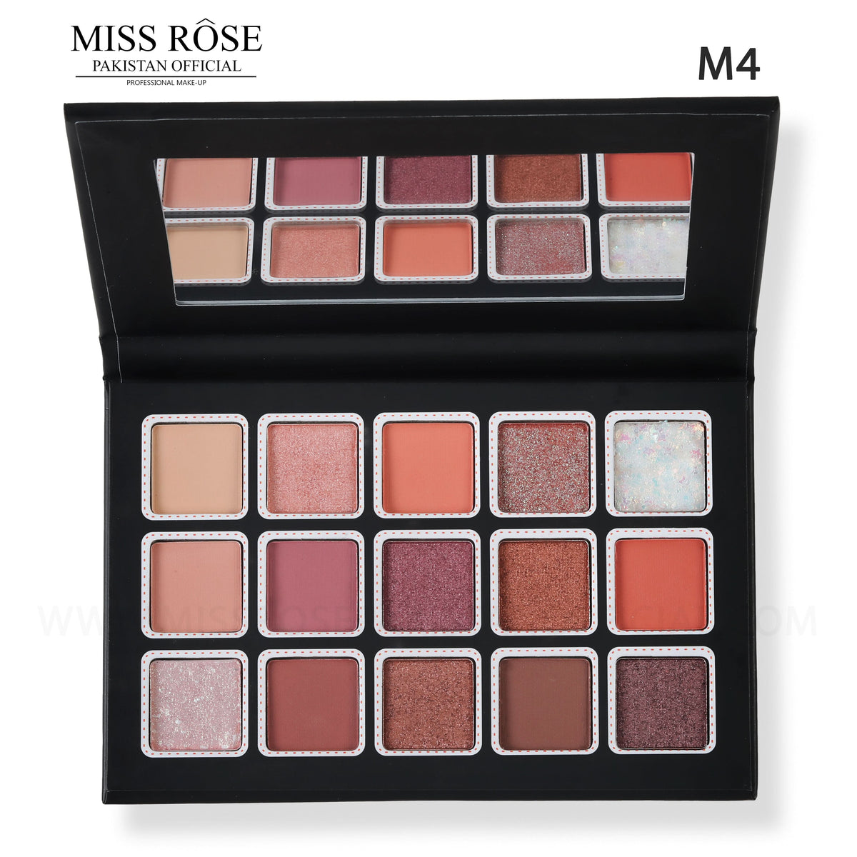 Miss Rose SnowWhite 15 Color Eyeshadow Palette MISSROSE PAKISTAN OFFICIAL