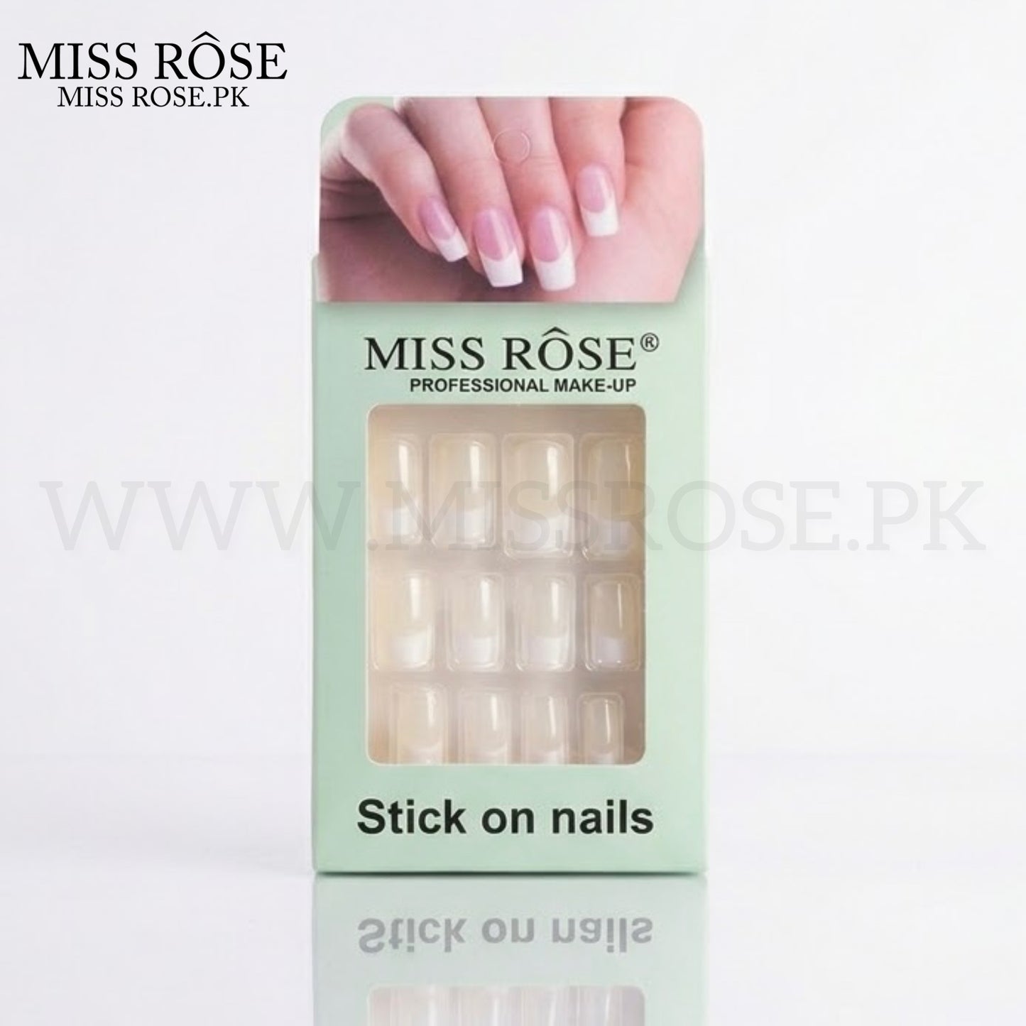 Miss Rose Stick-On Nails