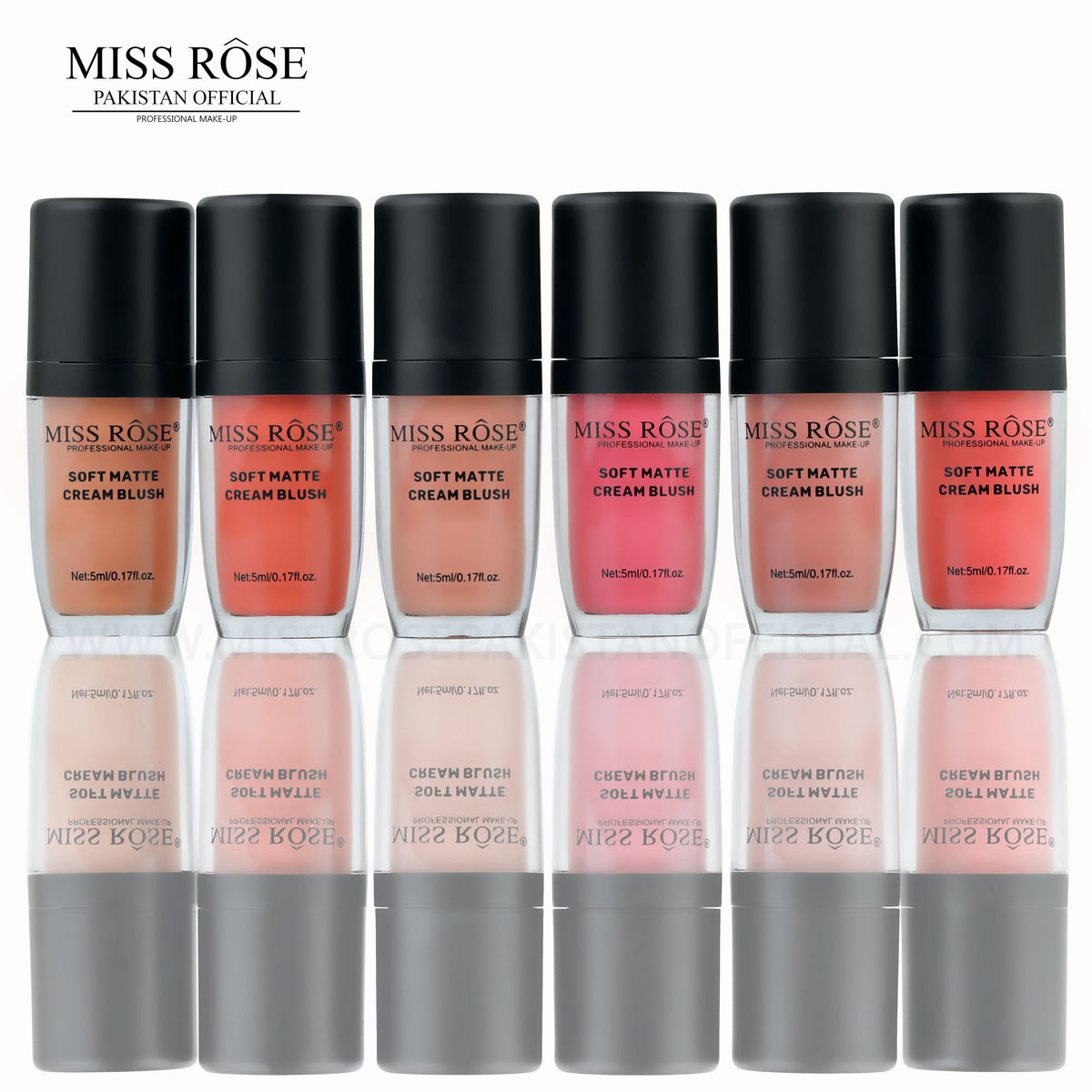 Miss Rose Soft Matte Cream Blush MISSROSE PAKISTAN OFFICIAL
