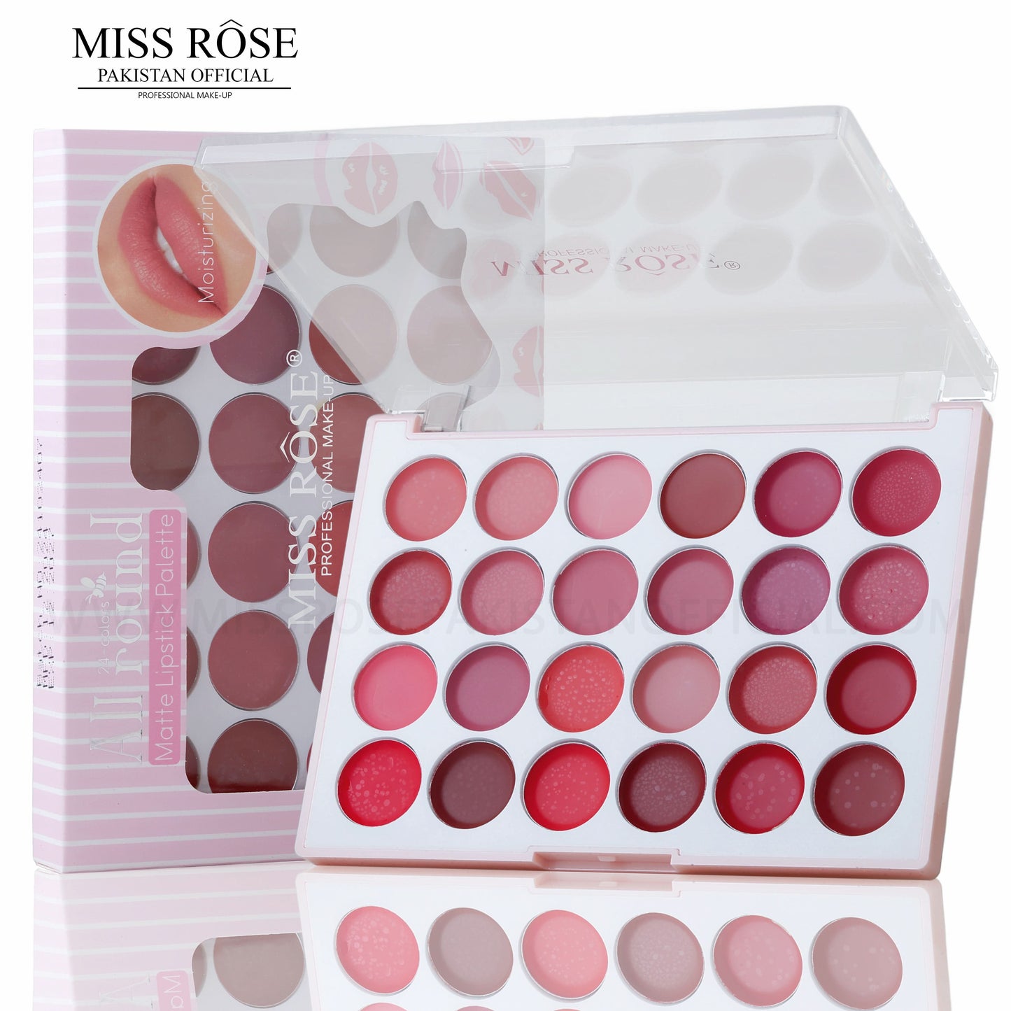24 Color Lipstick Palette