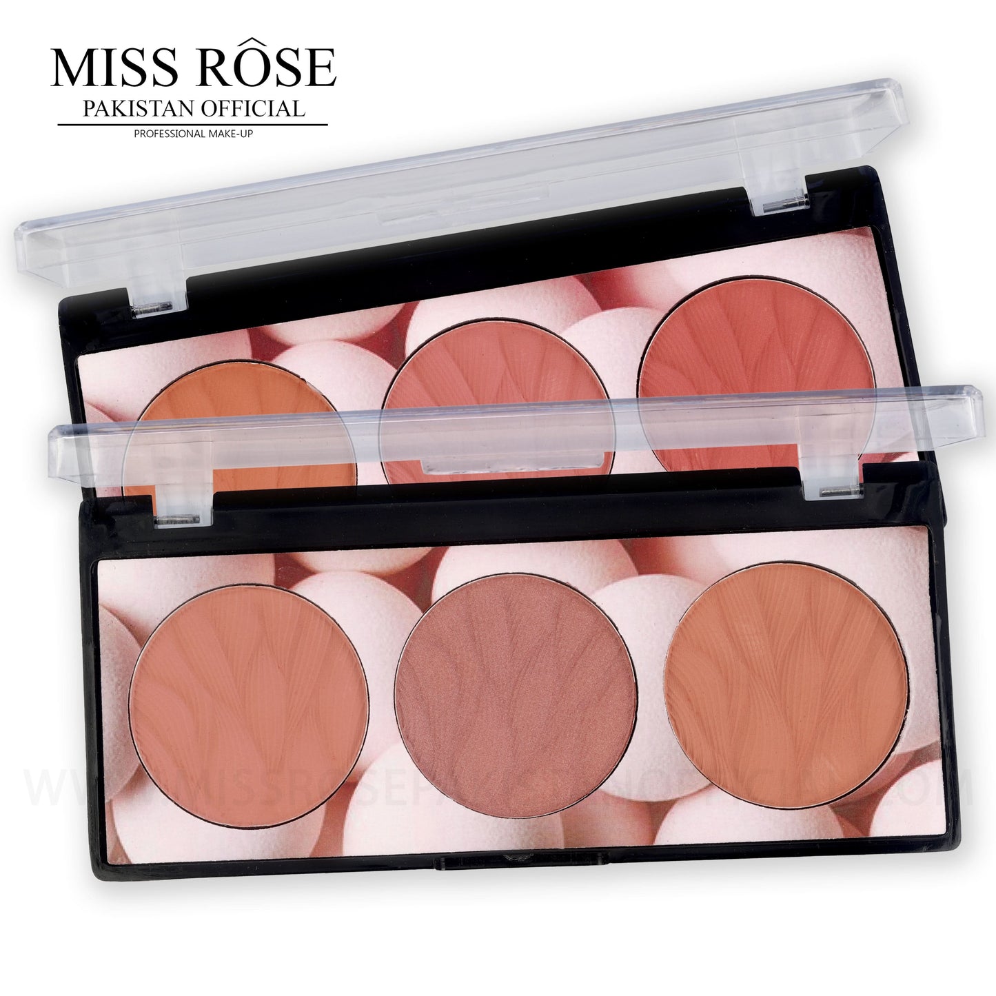 "Miss Rose 3 in 1 Blush Palette"