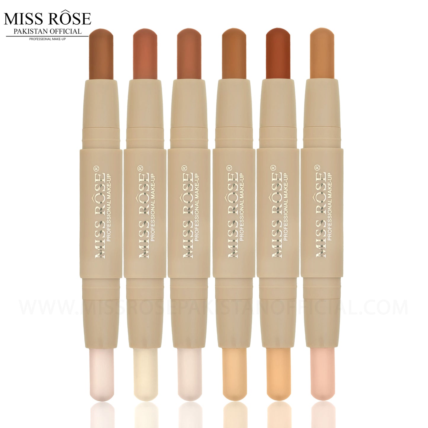 2 in 1 Contour + Highlighter Stick MISSROSE PAKISTAN OFFICIAL