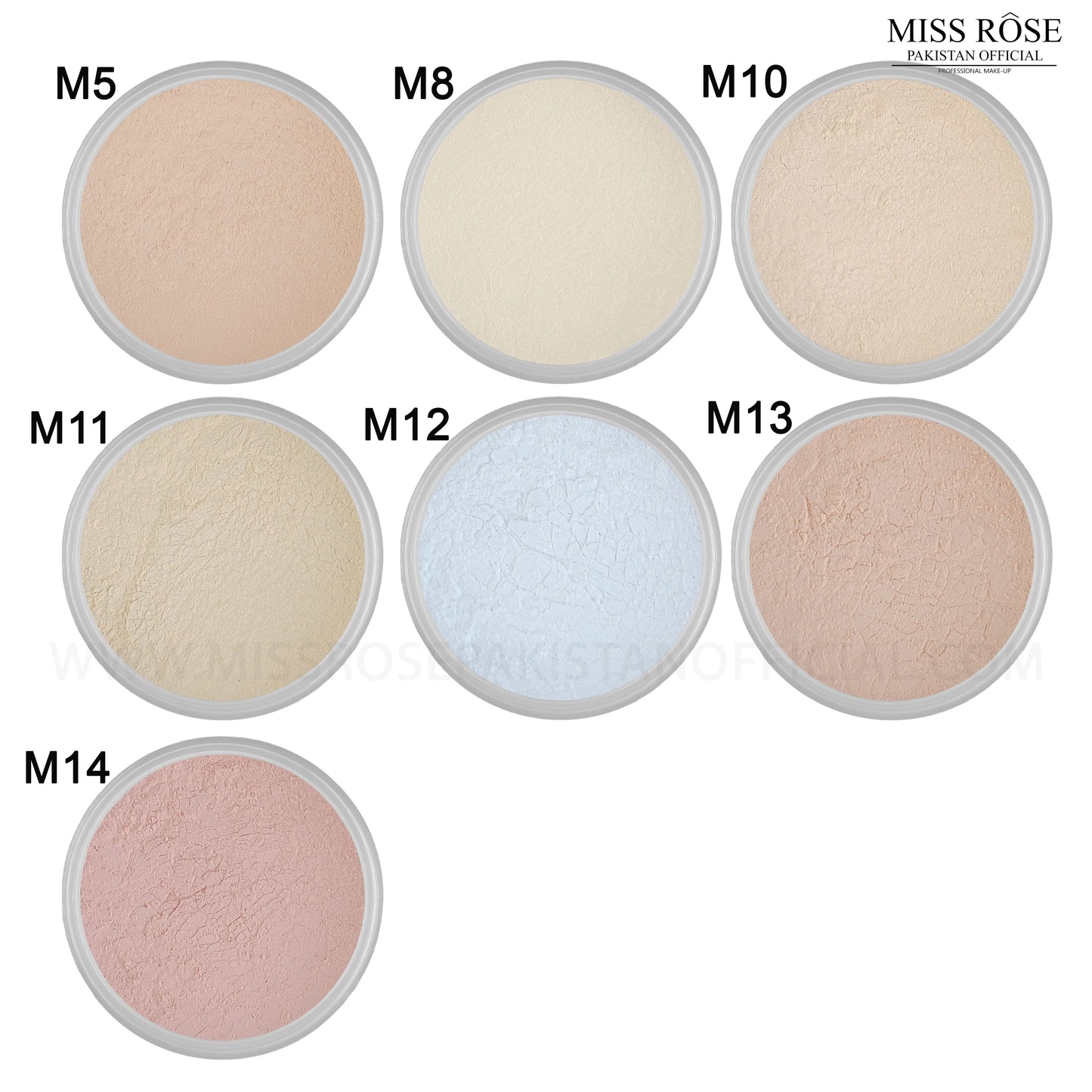 Luxury Rose Gold Setting Powder