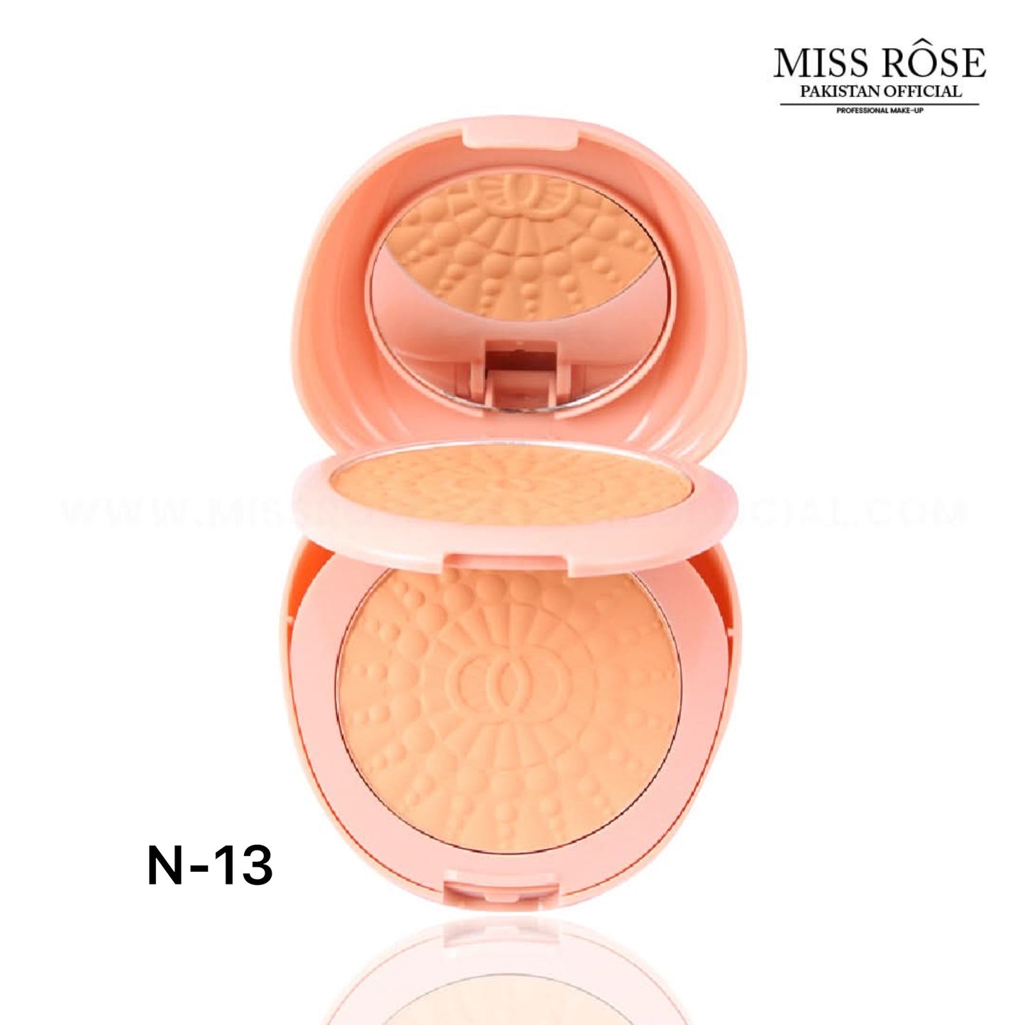 Miss Rose 2 in 1 Shell Shaped Compact