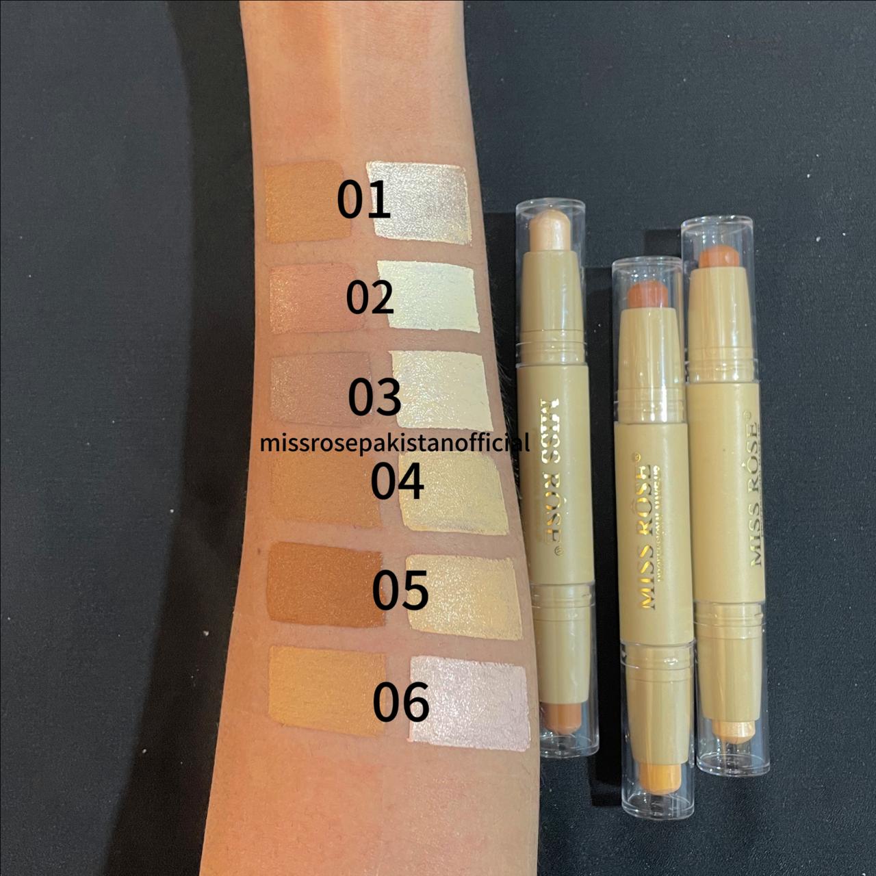 2 in 1 Contour + Highlighter Stick