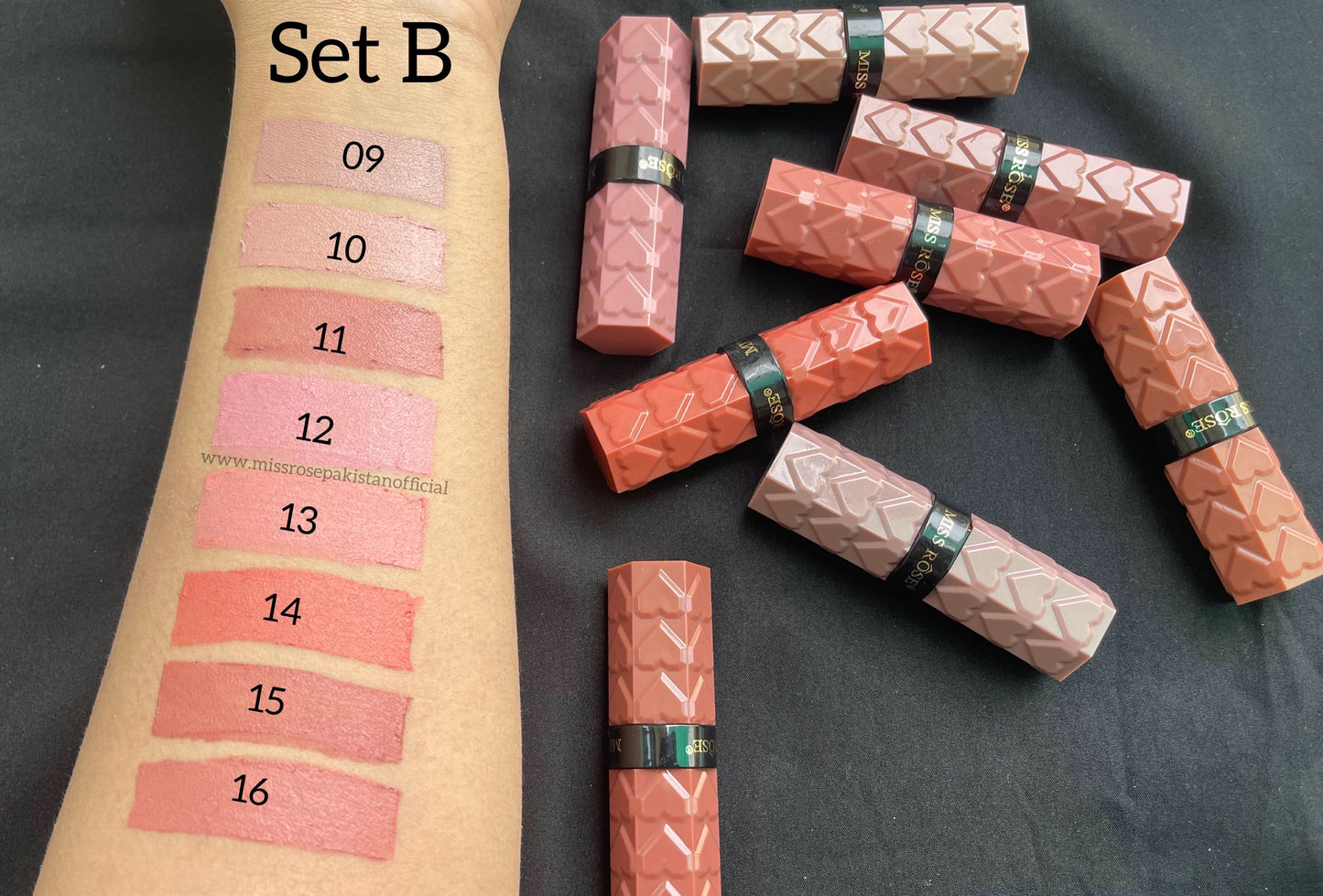 Miss Rose Hearts Lipstick