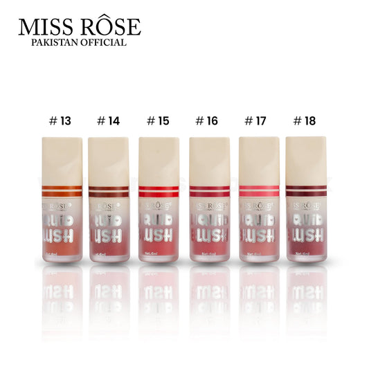 MISS ROSE Liquid Matte Blusher MISSROSE PAKISTAN OFFICIAL