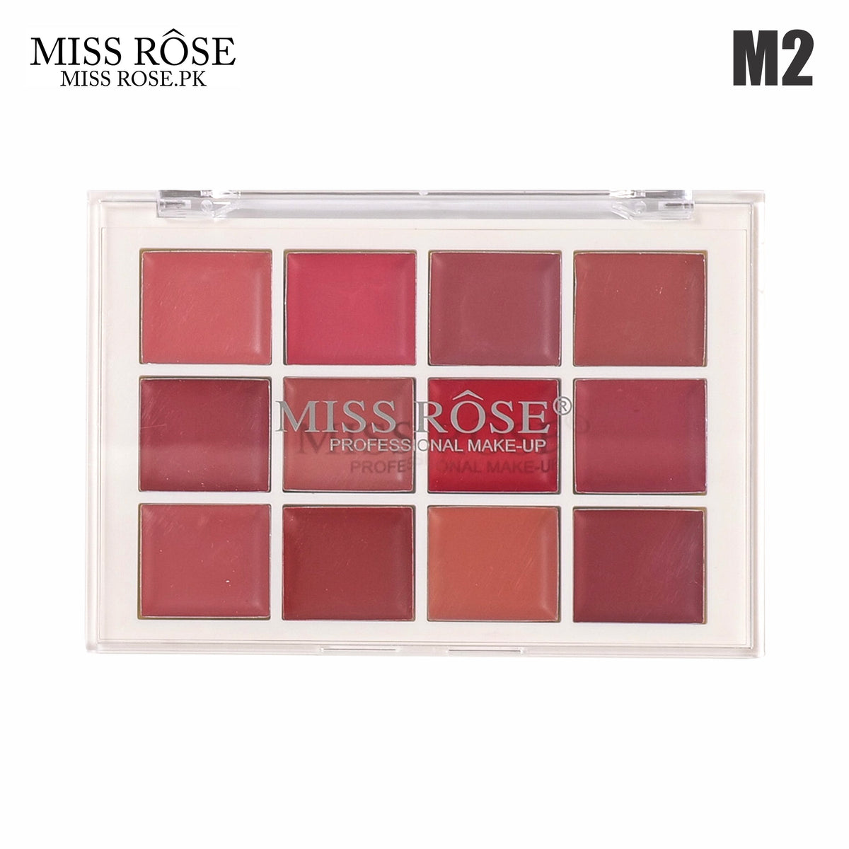 Miss Rose 12 Color Lipstick Palette MISSROSE.PK
