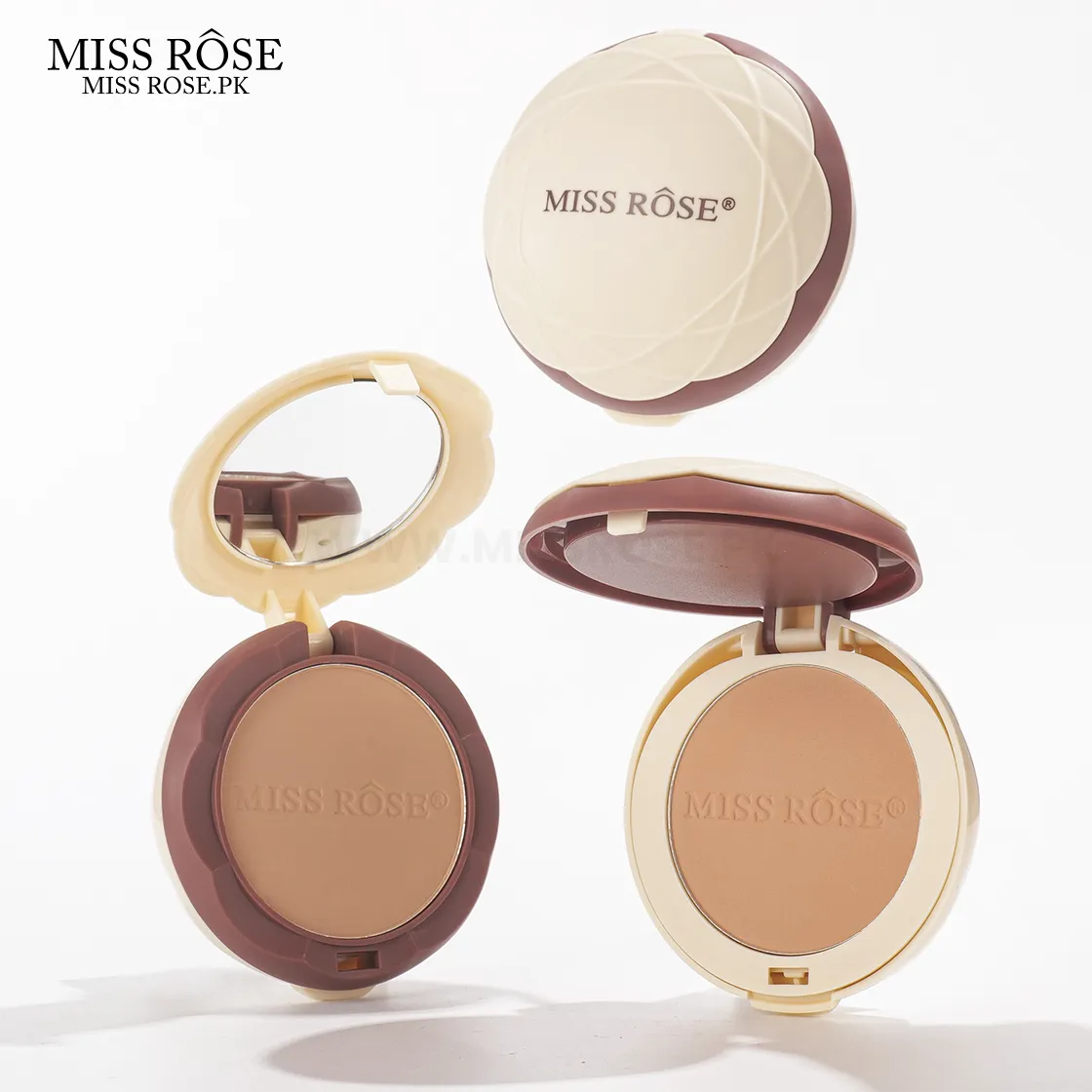 Miss Rose Oil Control Flawless Setting Compact Powder MISSROSE PAKISTAN OFFICIAL