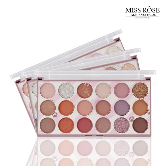 Miss Rose 18 Color Pearl Eyeshadow Palette