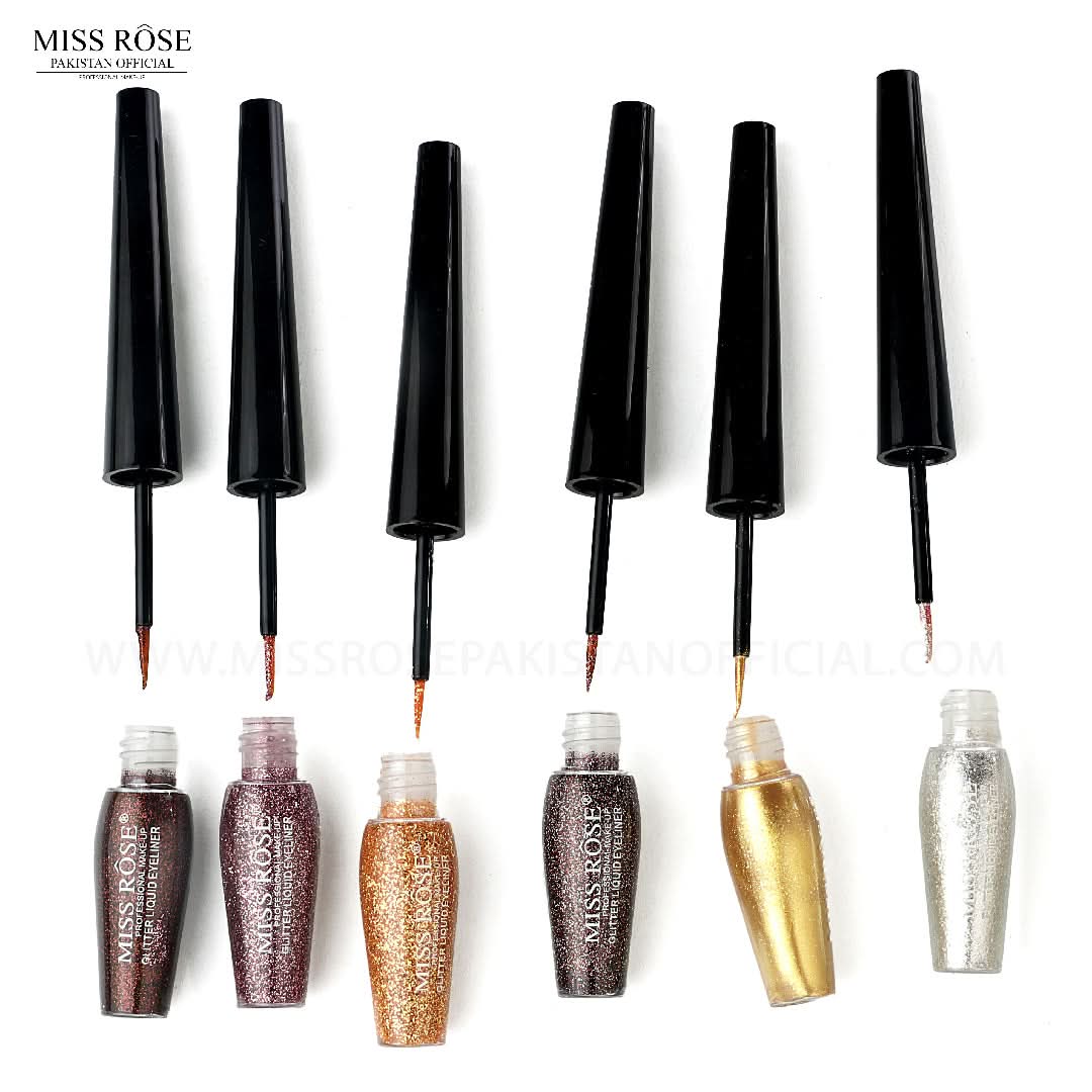 miss rose glitter eyeliner