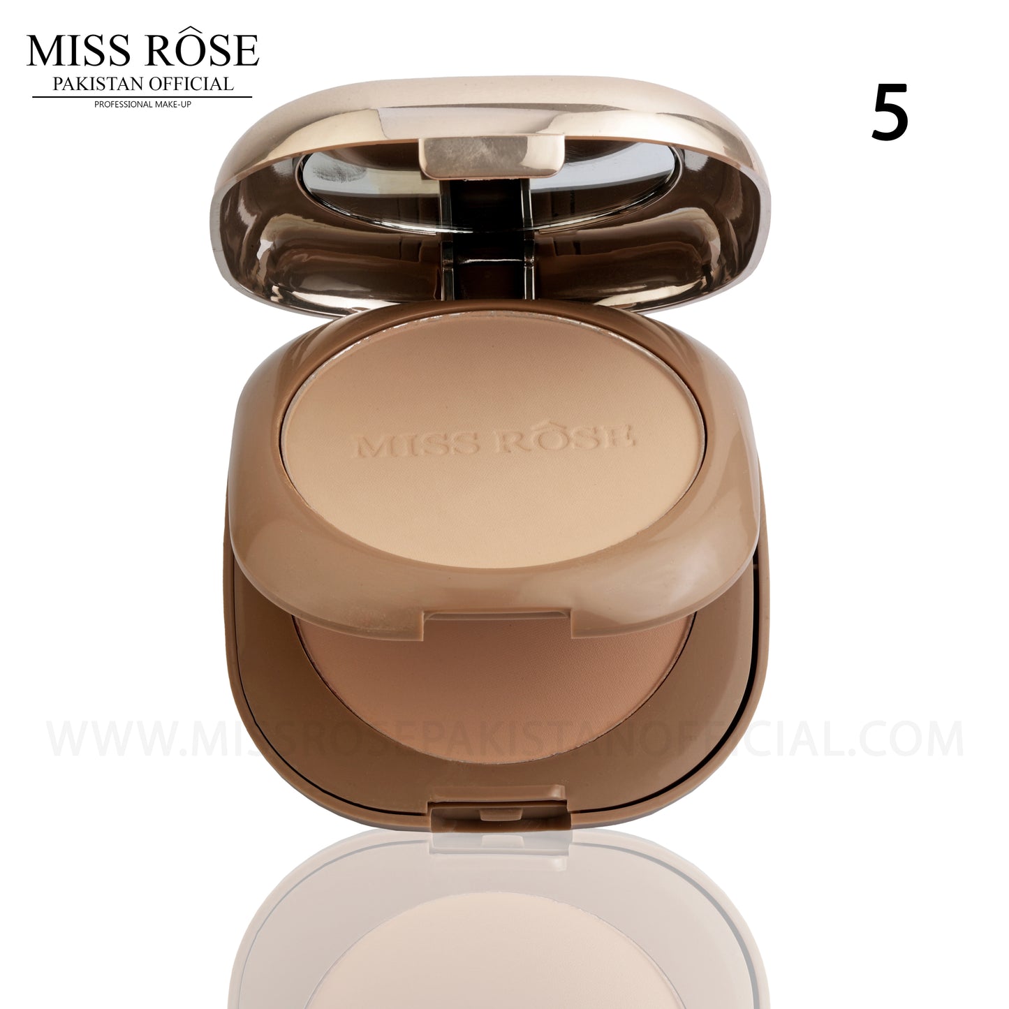 Miss Rose Metallic Compact