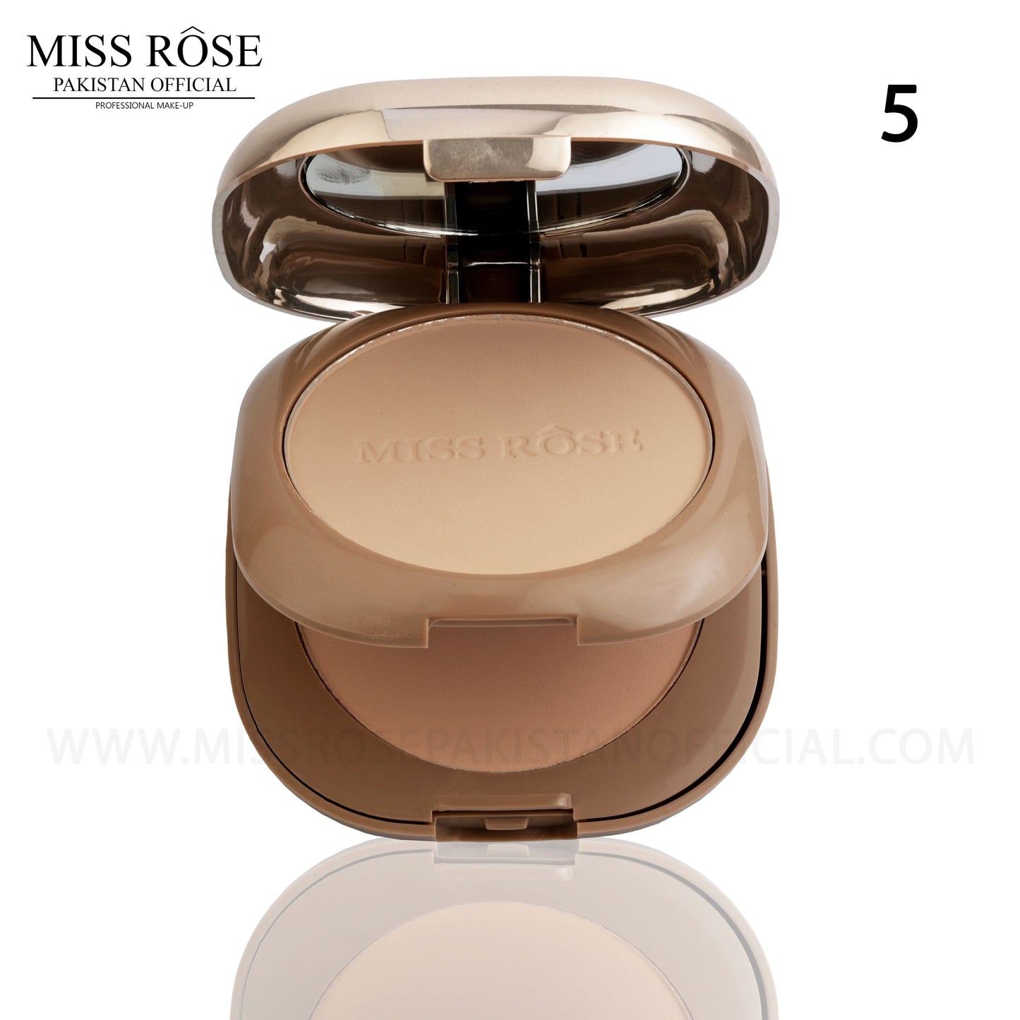 Miss Rose Metallic Compact