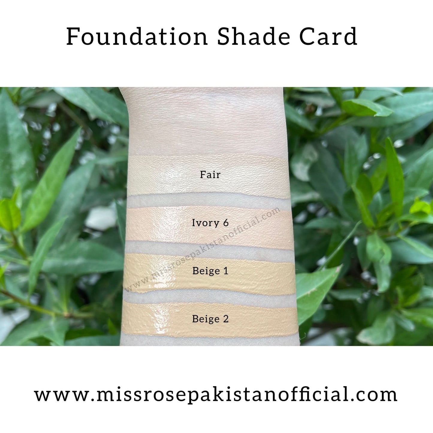 Miss Rose True Match Foundation