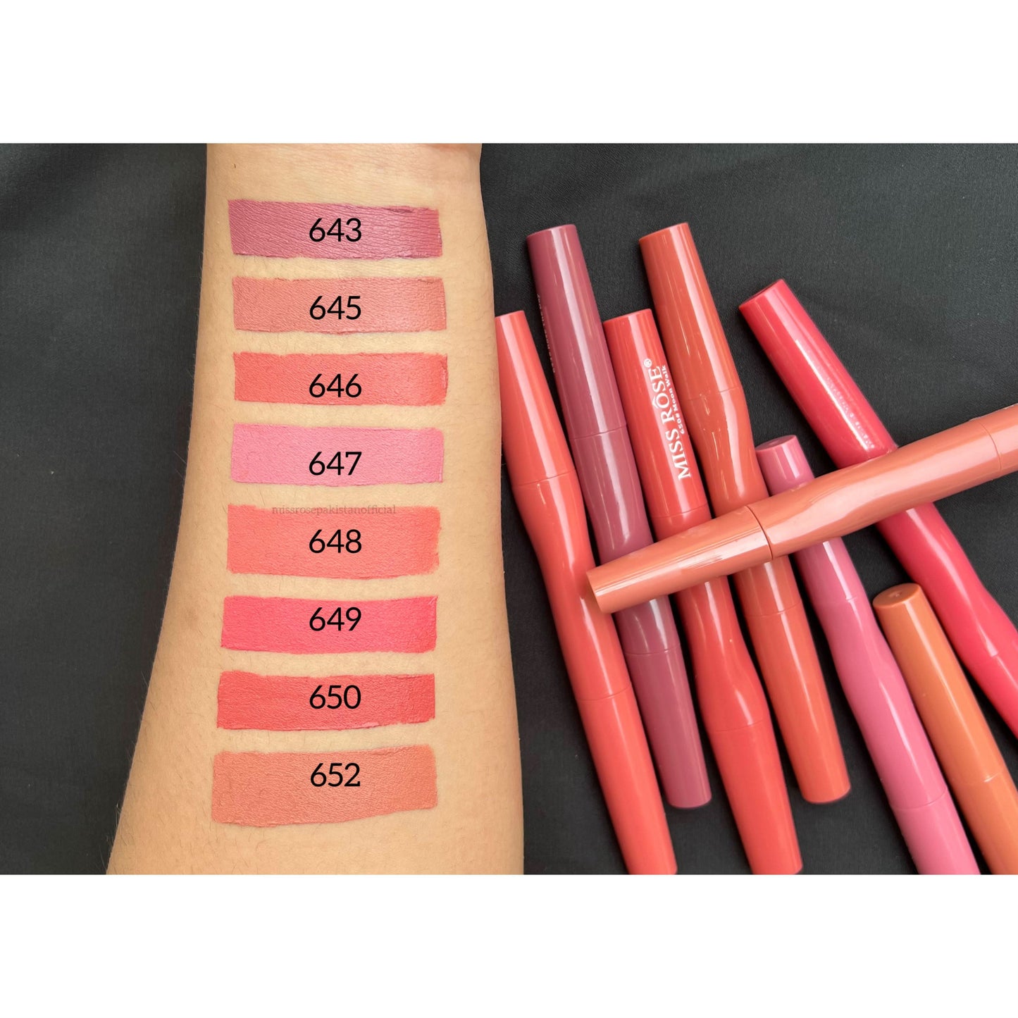 2 in 1 Combination Lipstick + Lipliner MISSROSE PAKISTAN OFFICIAL
