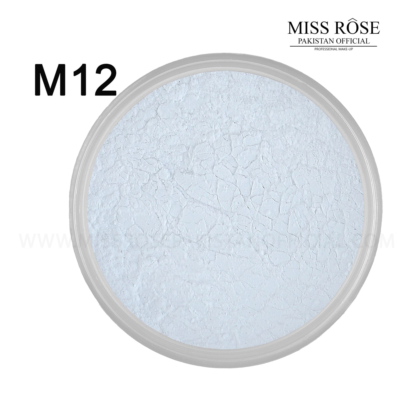 Luxury Rose Gold Setting Powder Transparent
