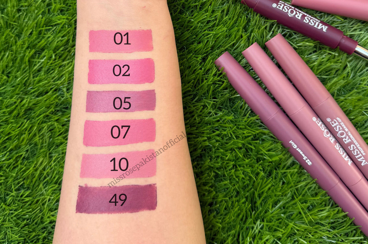 Lipsticks 2 in 1 - Pinks MISSROSE PAKISTAN OFFICIAL
