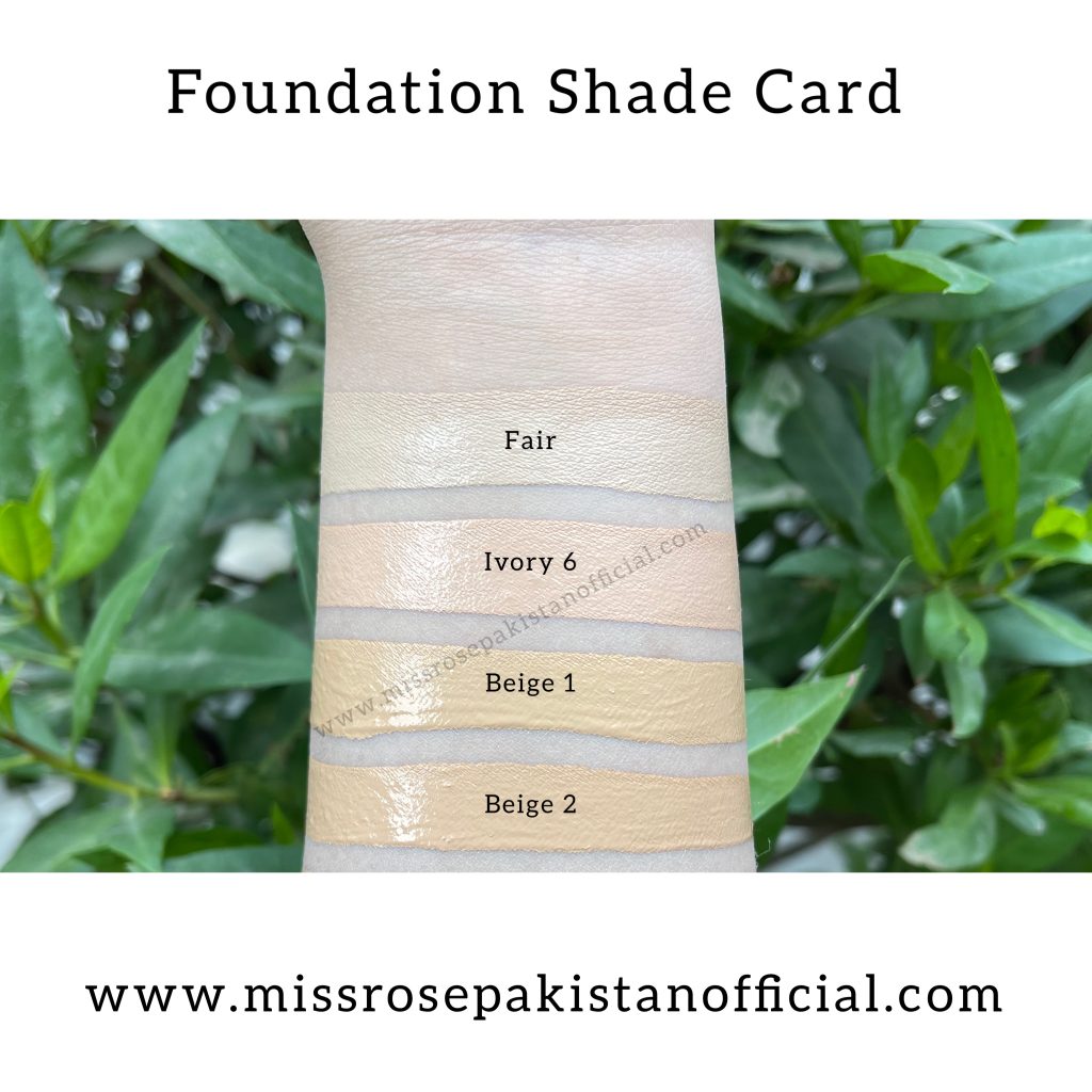 miss rose oil free foundation