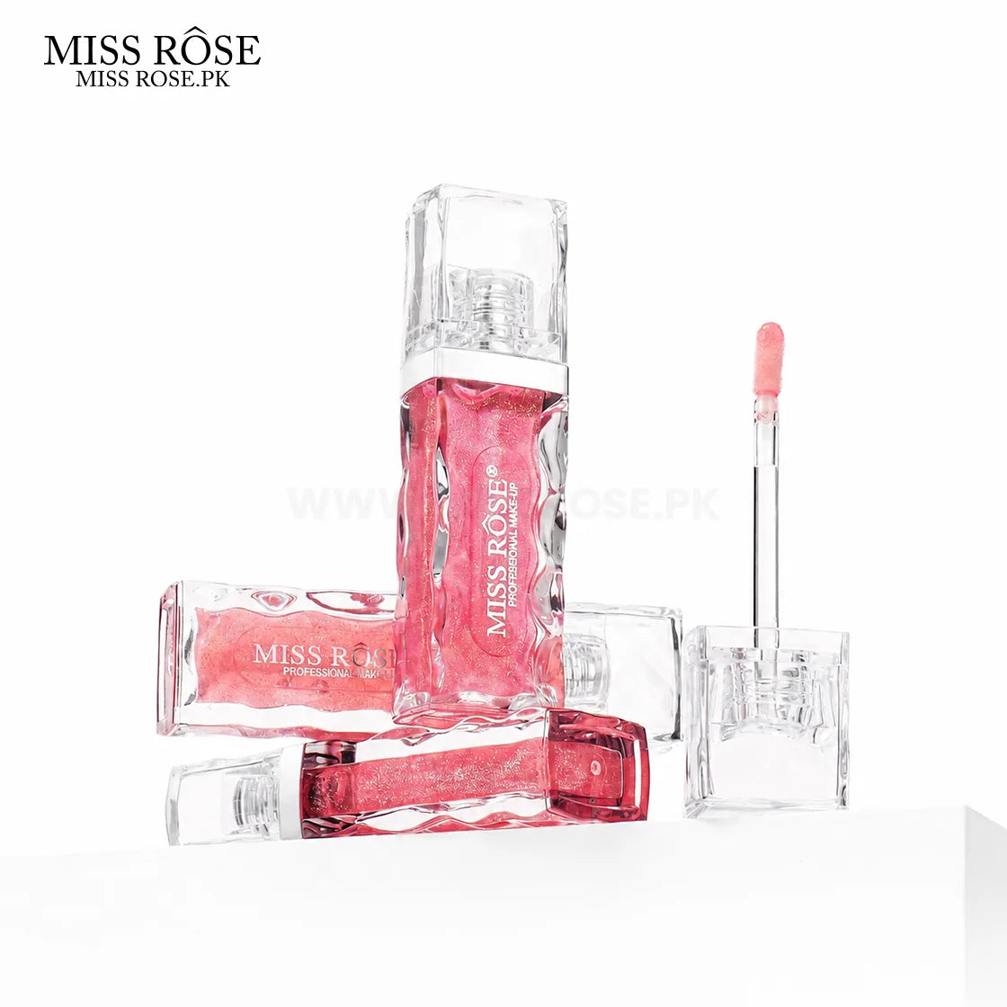 Miss Rose Ice Texture Diamond Lip Gloss