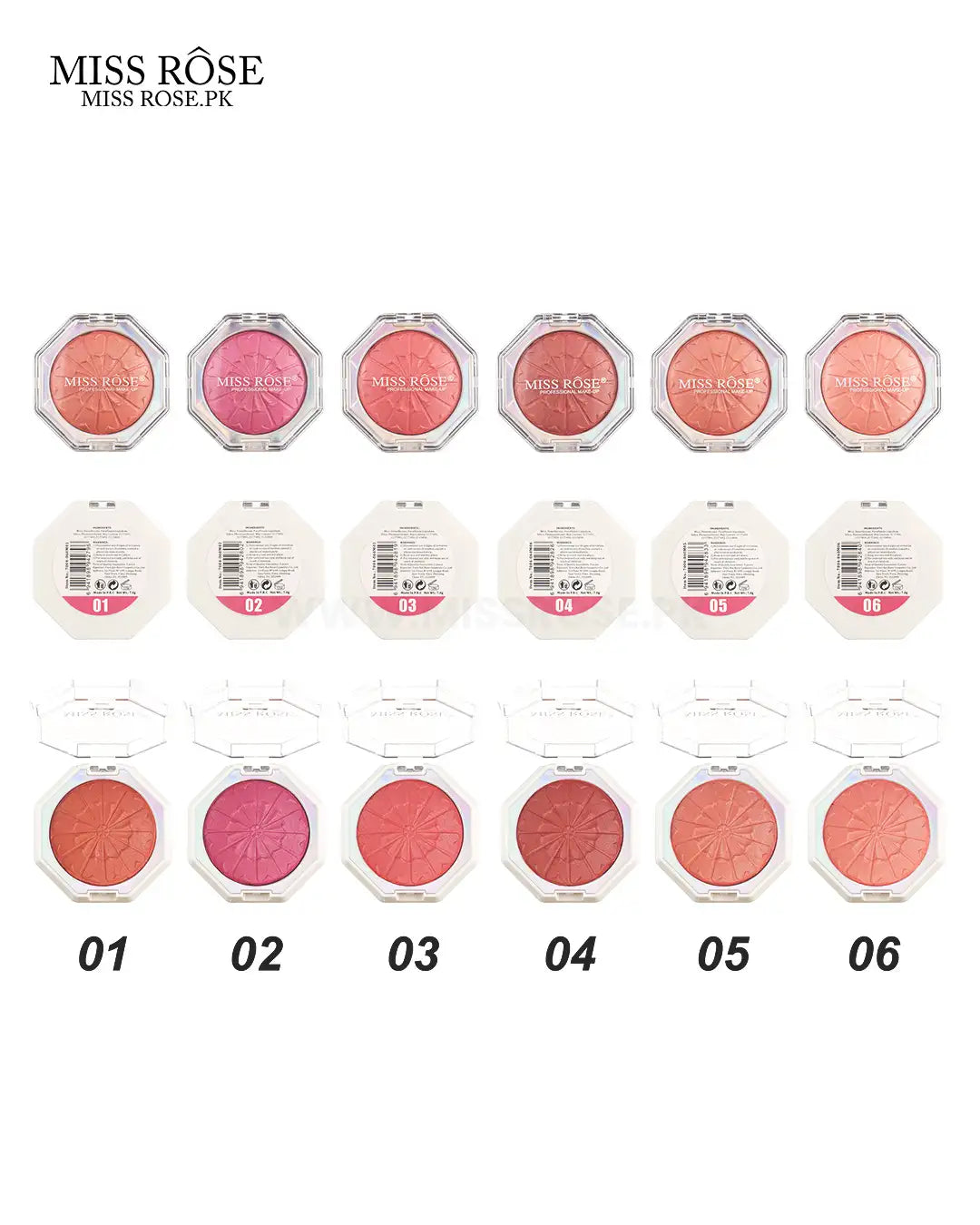 Miss Rose 3D Velvet Baked Matte Blush