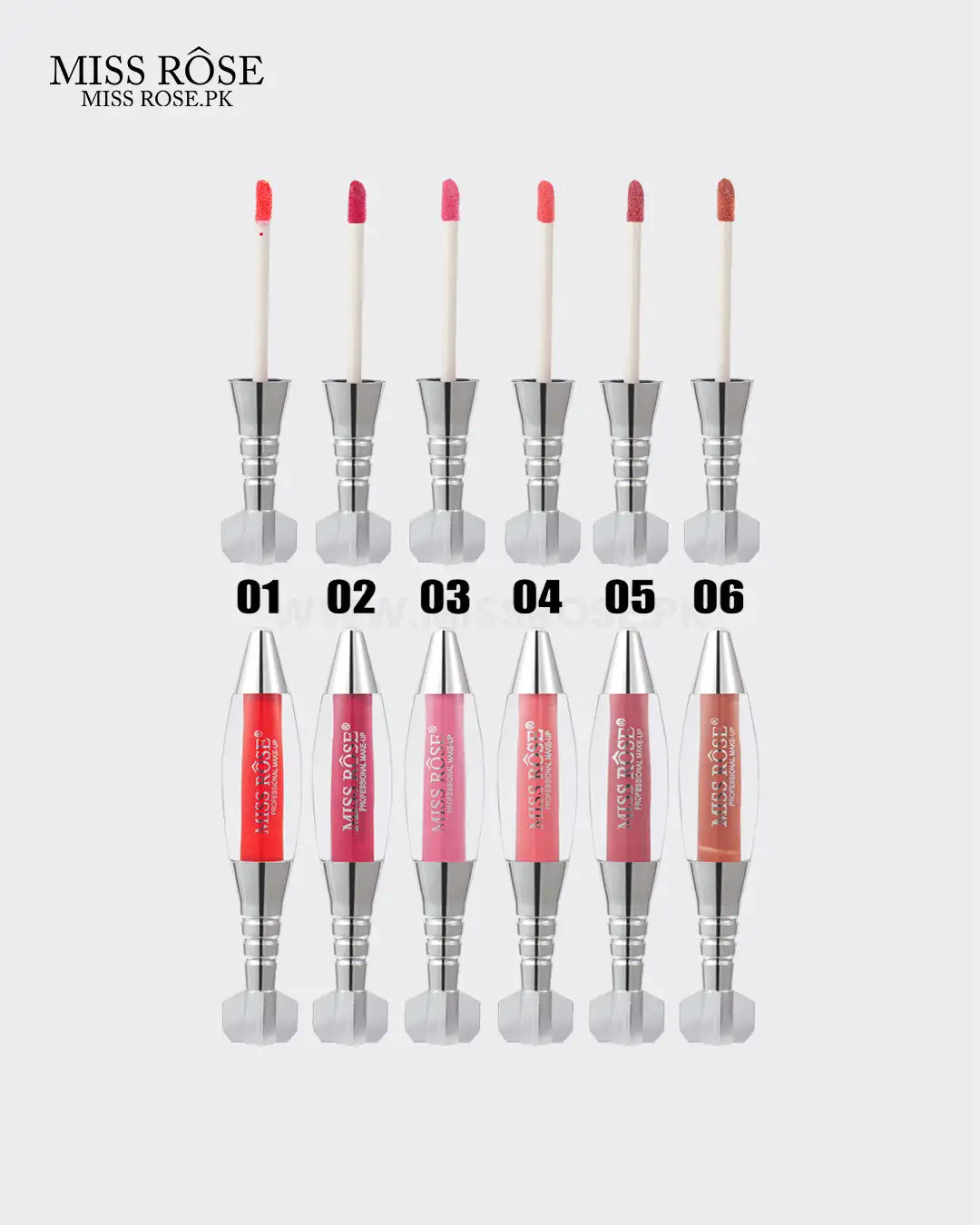 Miss Rose Silver Cupid's Arrow- Full Lip Gloss