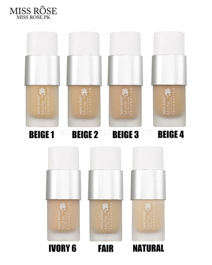 Miss Rose Matte Long Wear & Oil Control Foundation