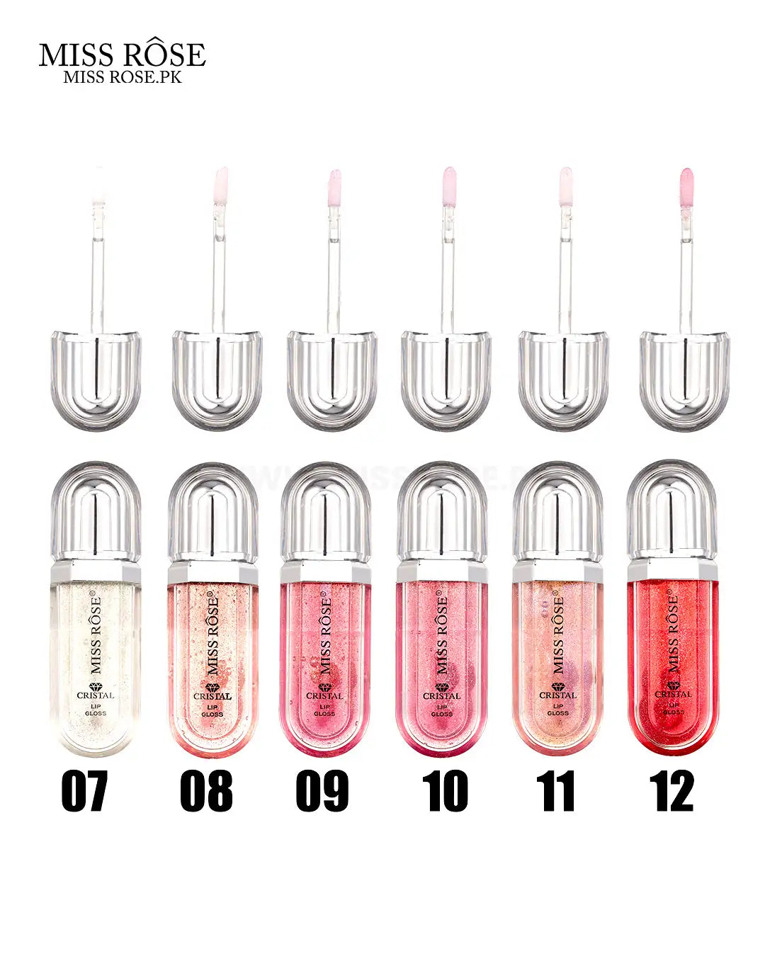 Miss Rose Shinny Crystal Lip Gloss