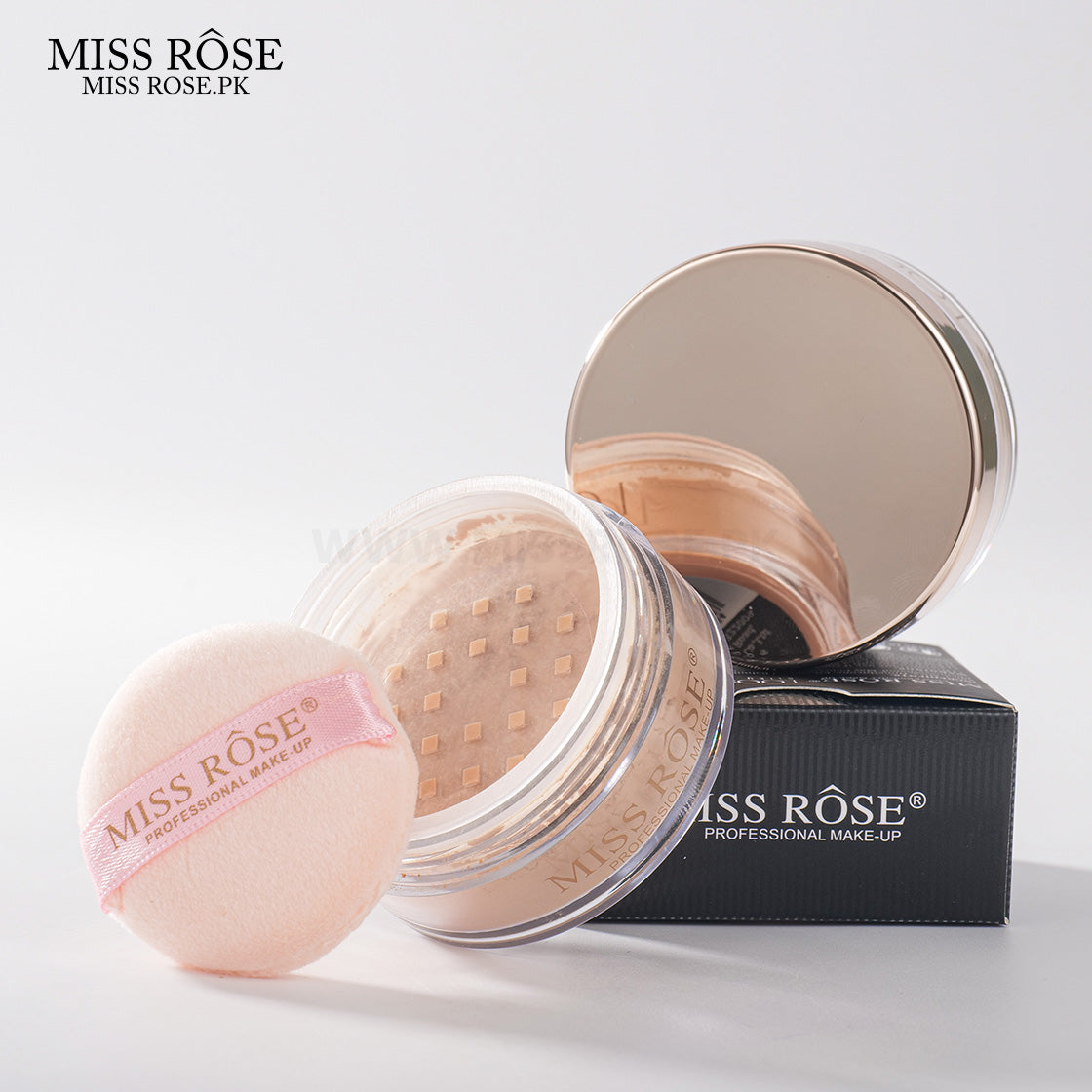 Miss Rose Loose Powder – Silky & Soft Matte