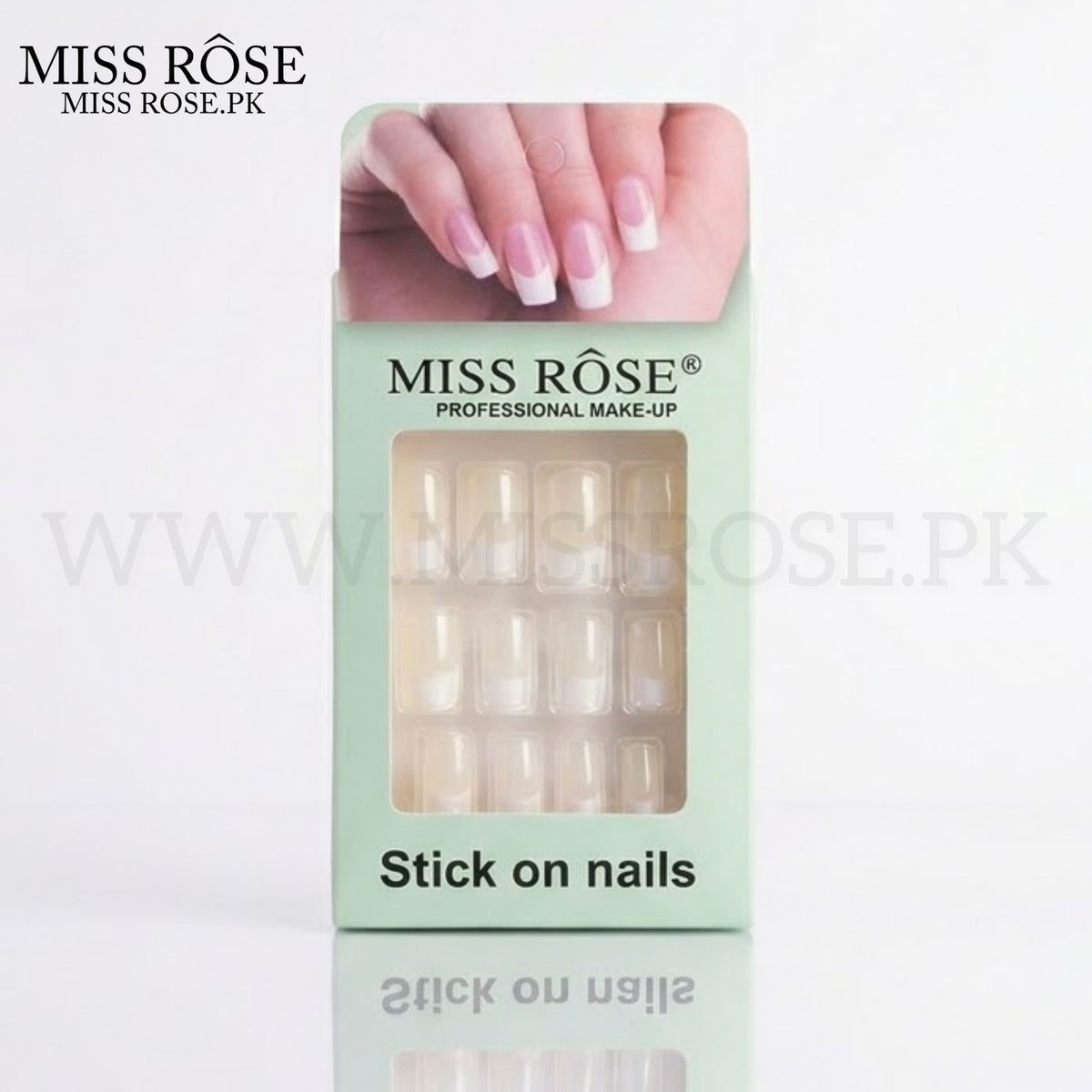 Miss Rose Stick-On Nails