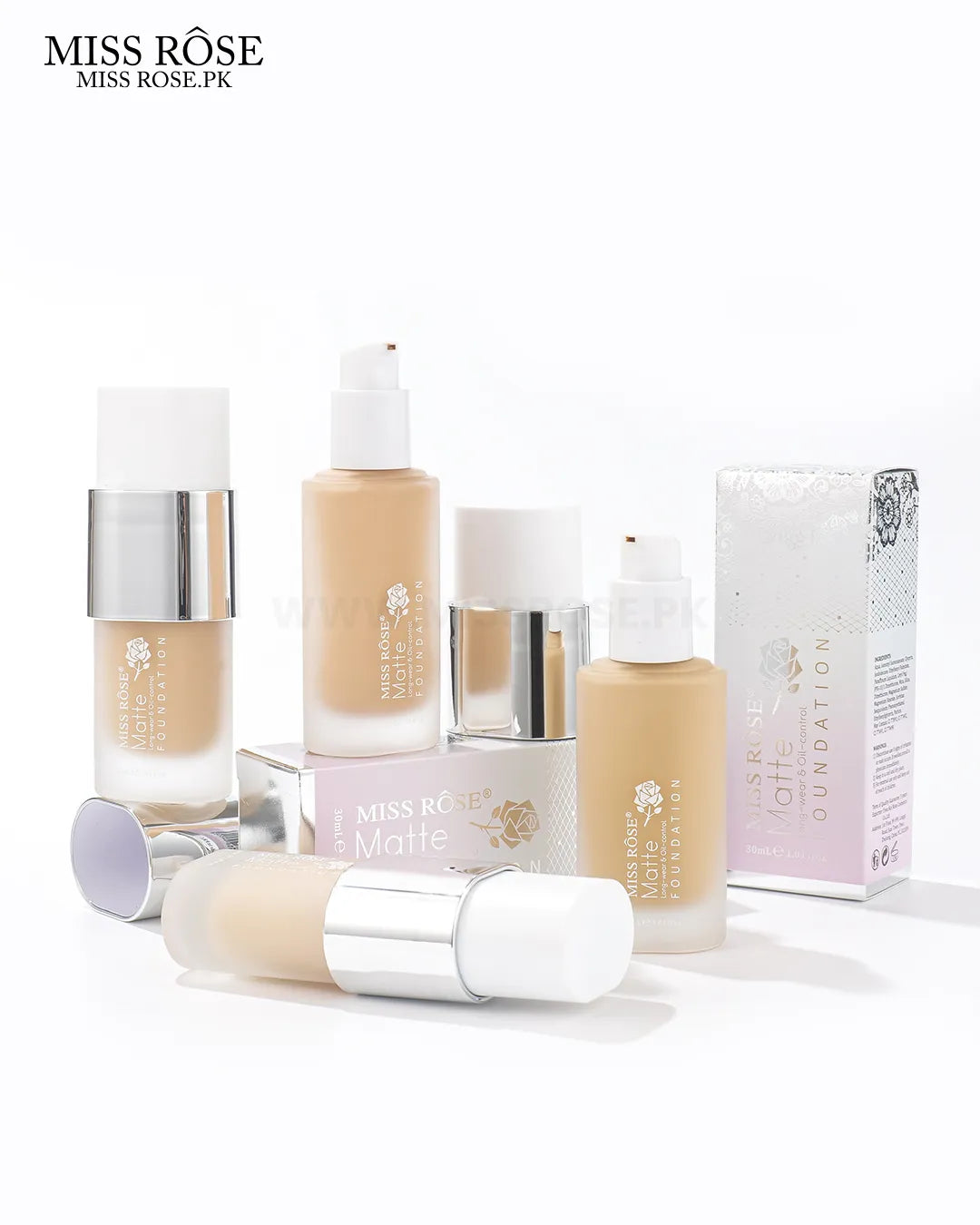 Miss Rose Matte Long Wear & Oil Control Foundation