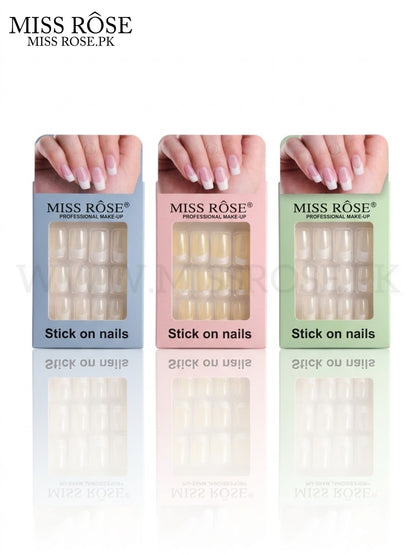 Miss Rose Stick-On Nails