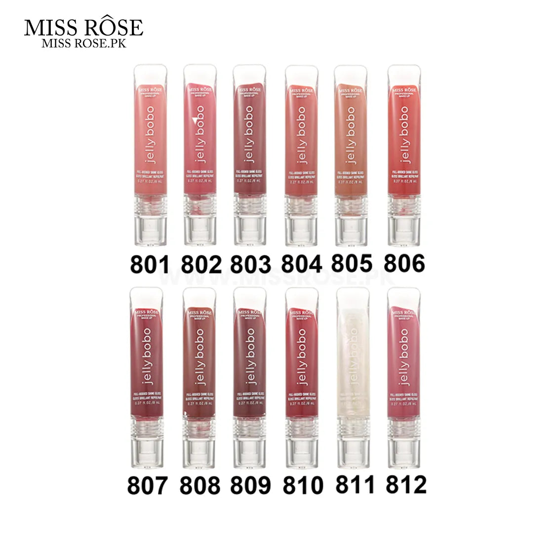 Miss Rose Jelly Bobo Lip Gloss