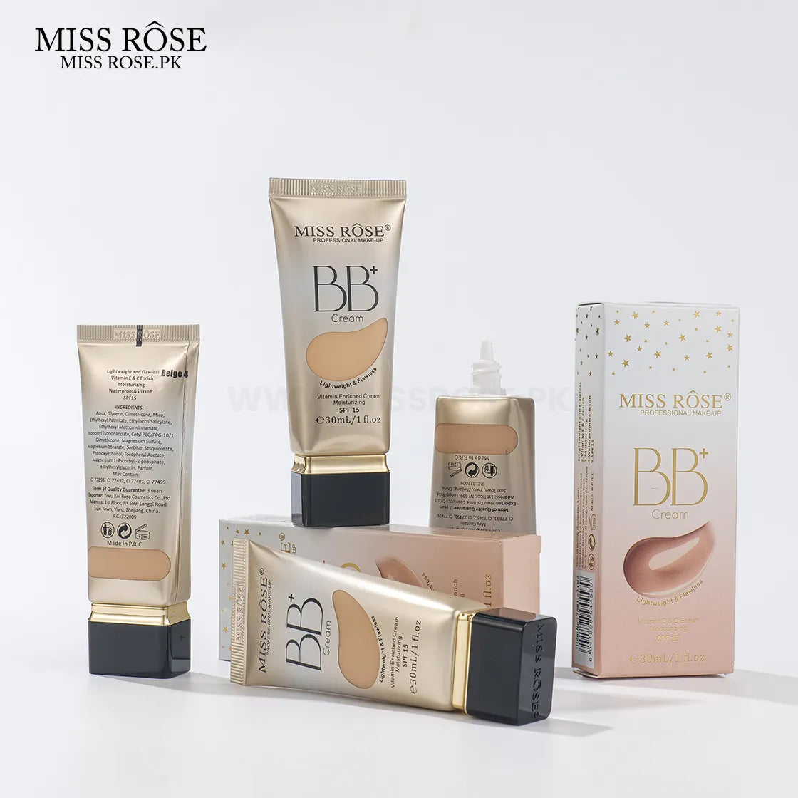Miss Rose BB+Cream Lightweight & Flawless