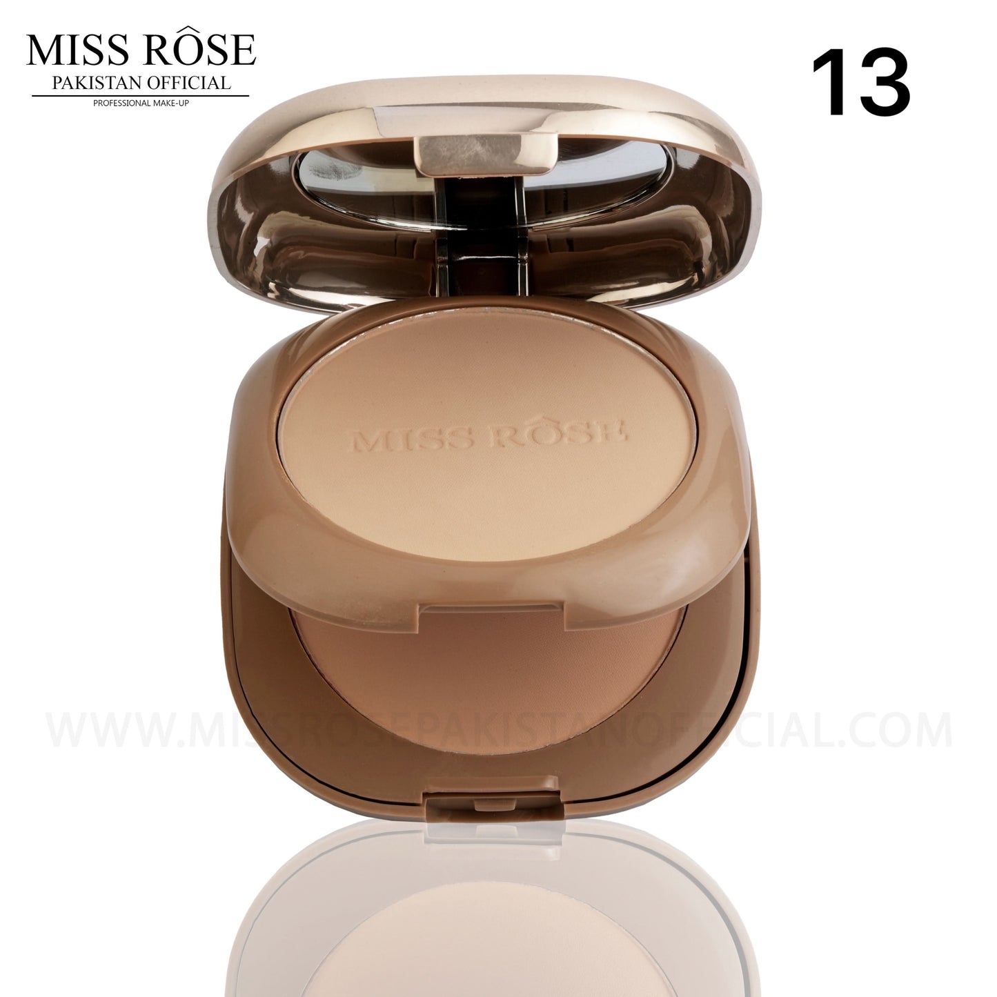 Miss Rose Metallic Compact