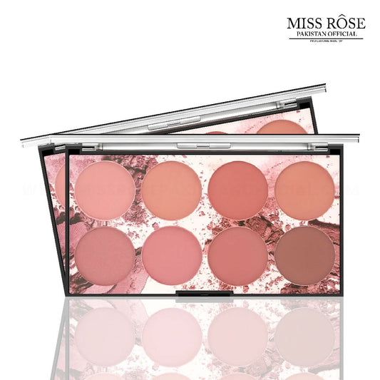 "Miss Rose 8 Colors Blush Palette"