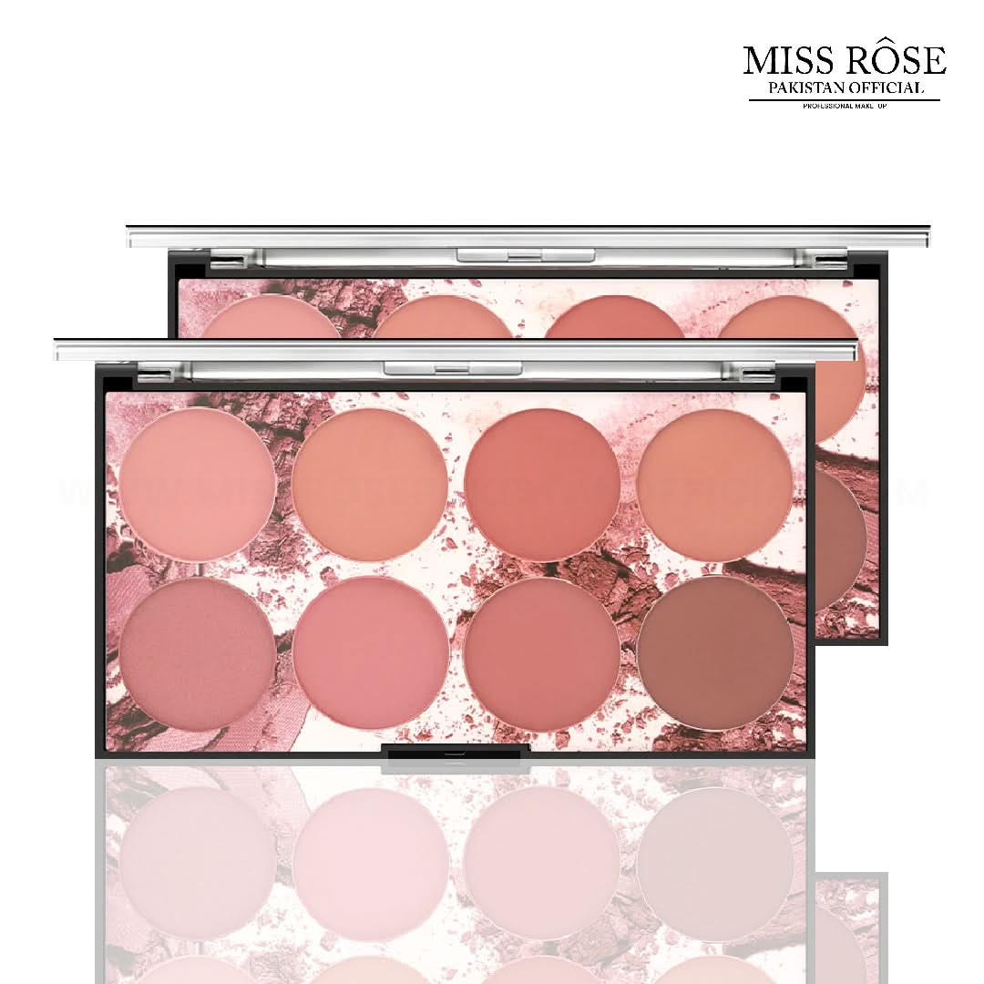 "Miss Rose 8 Colors Blush Palette"
