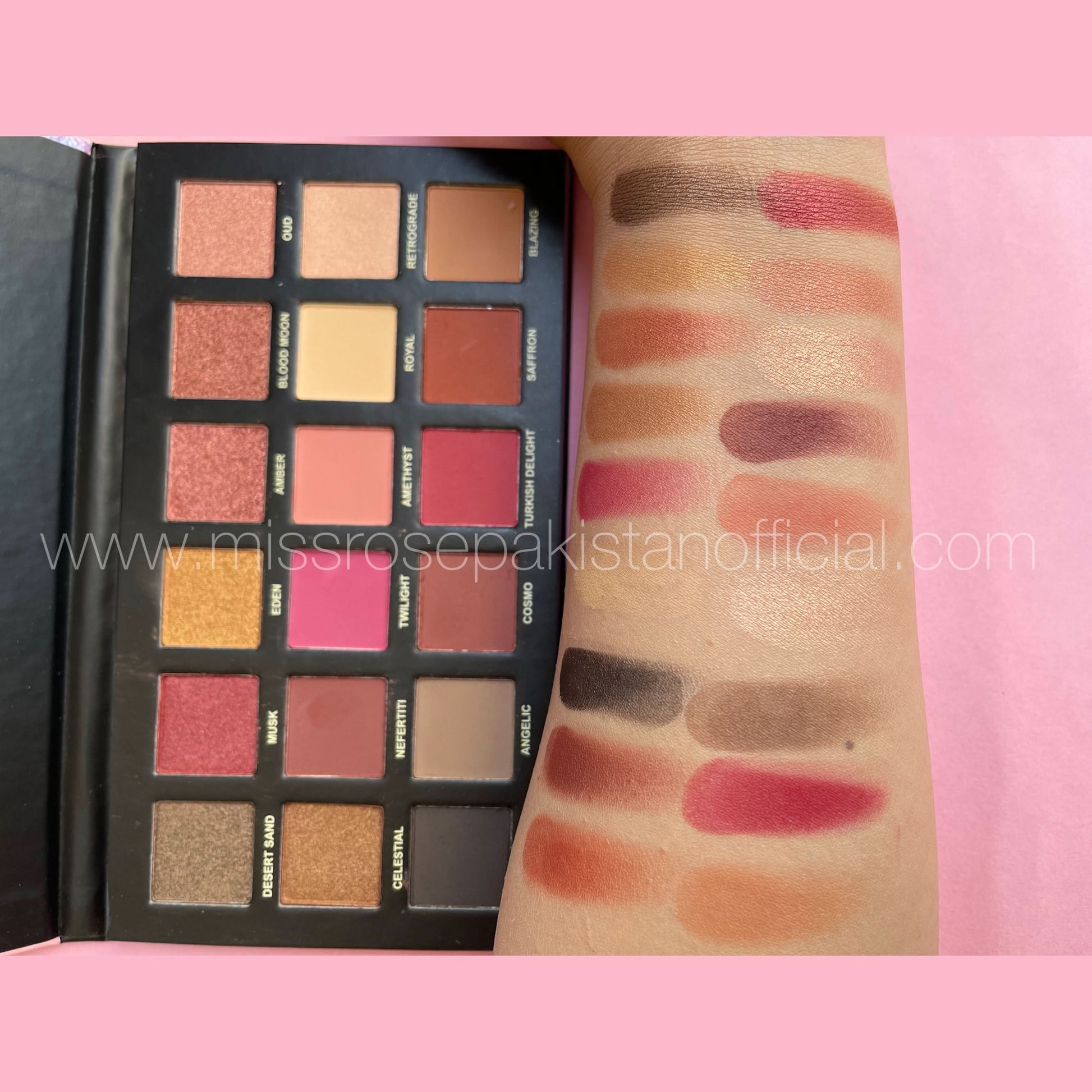 "miss rose original eyeshadow palette price"
