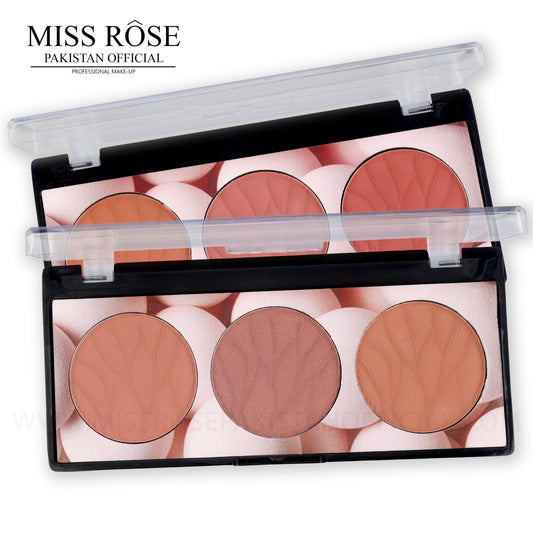 "Miss Rose 3 in 1 Blush Palette"