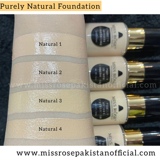 "Miss Rose pure natural foundation"