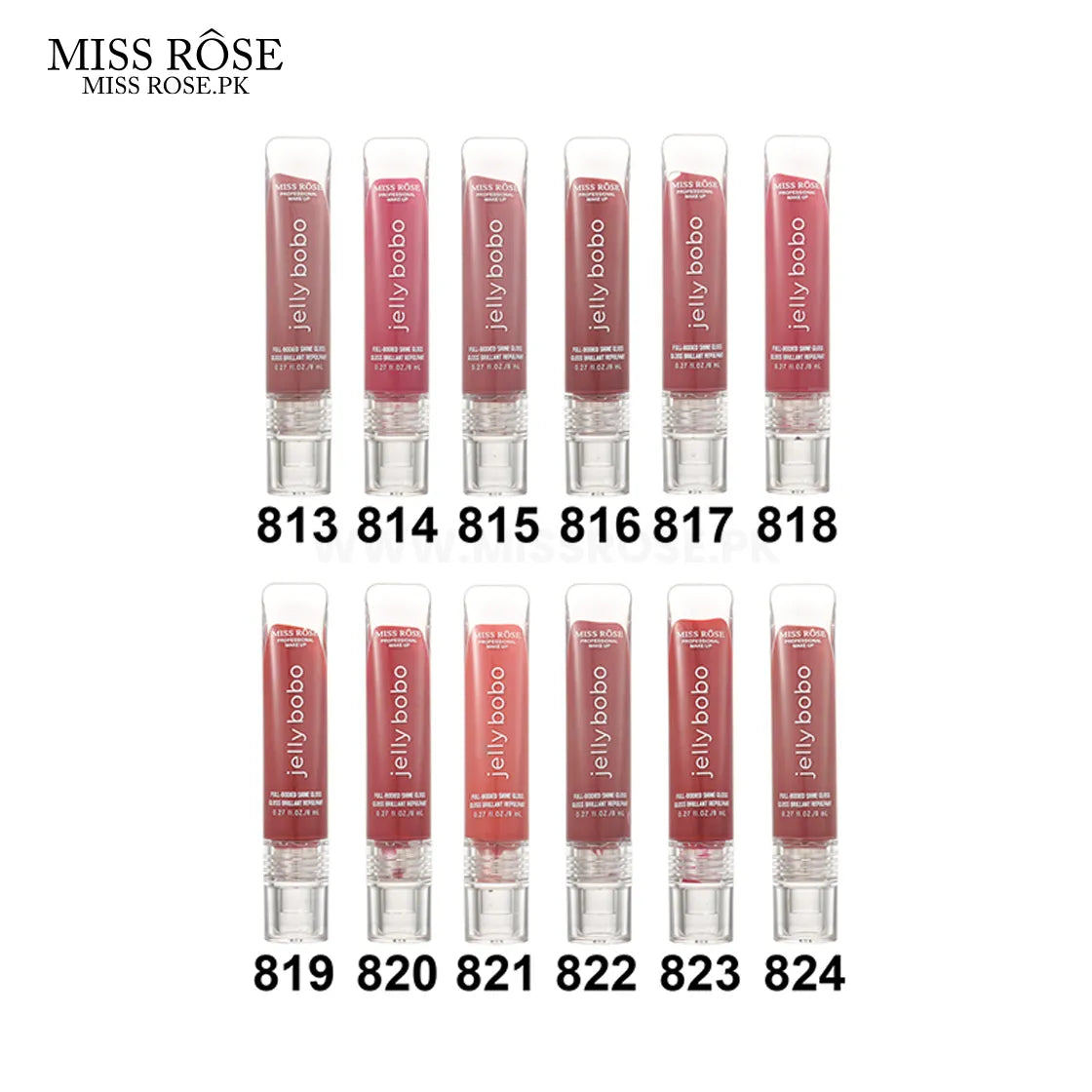 Miss Rose Jelly Bobo Lip Gloss