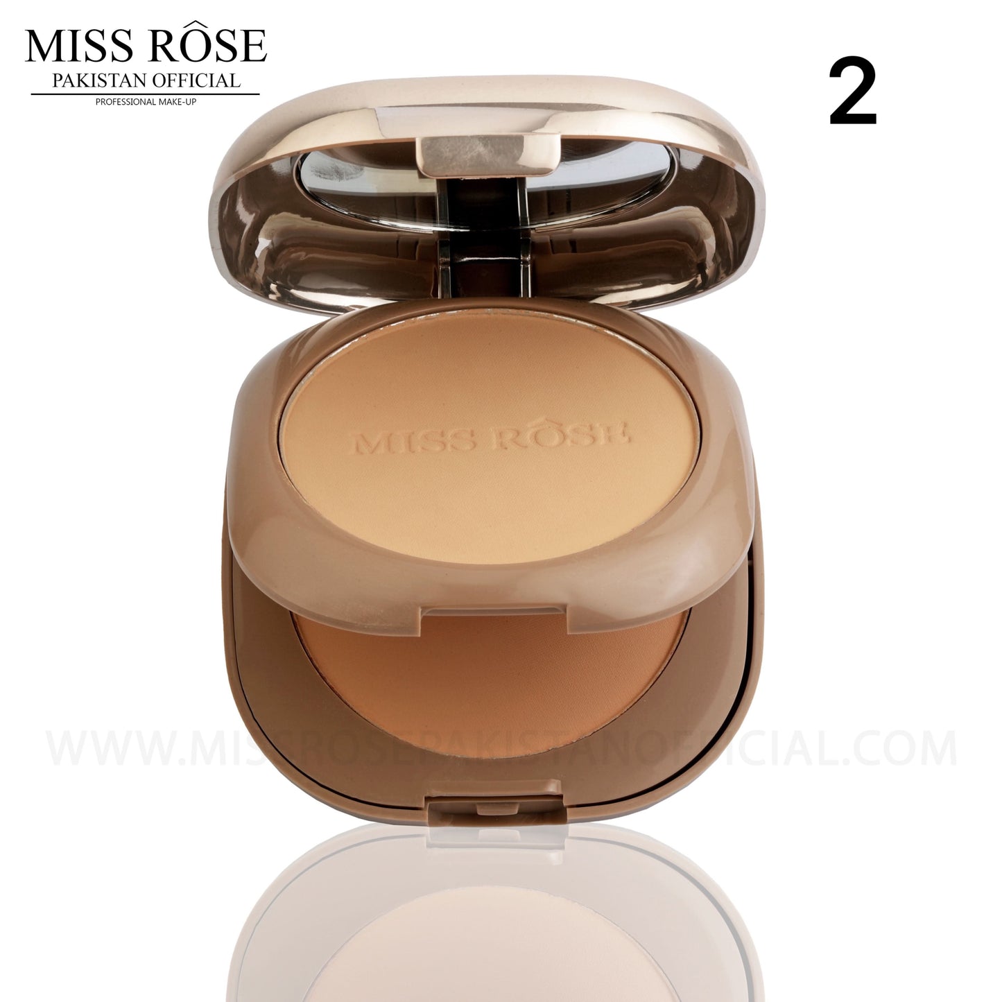 Miss Rose Metallic Compact