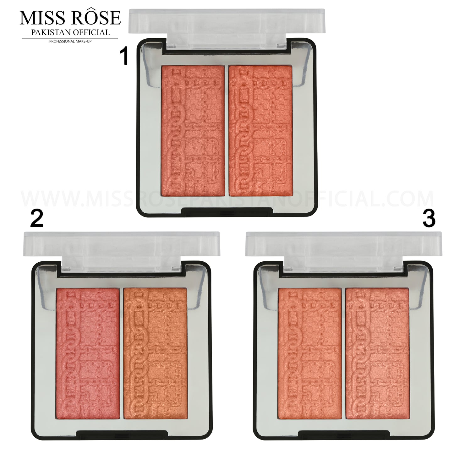 Miss Rose Luxurious 2 in 1 Blush