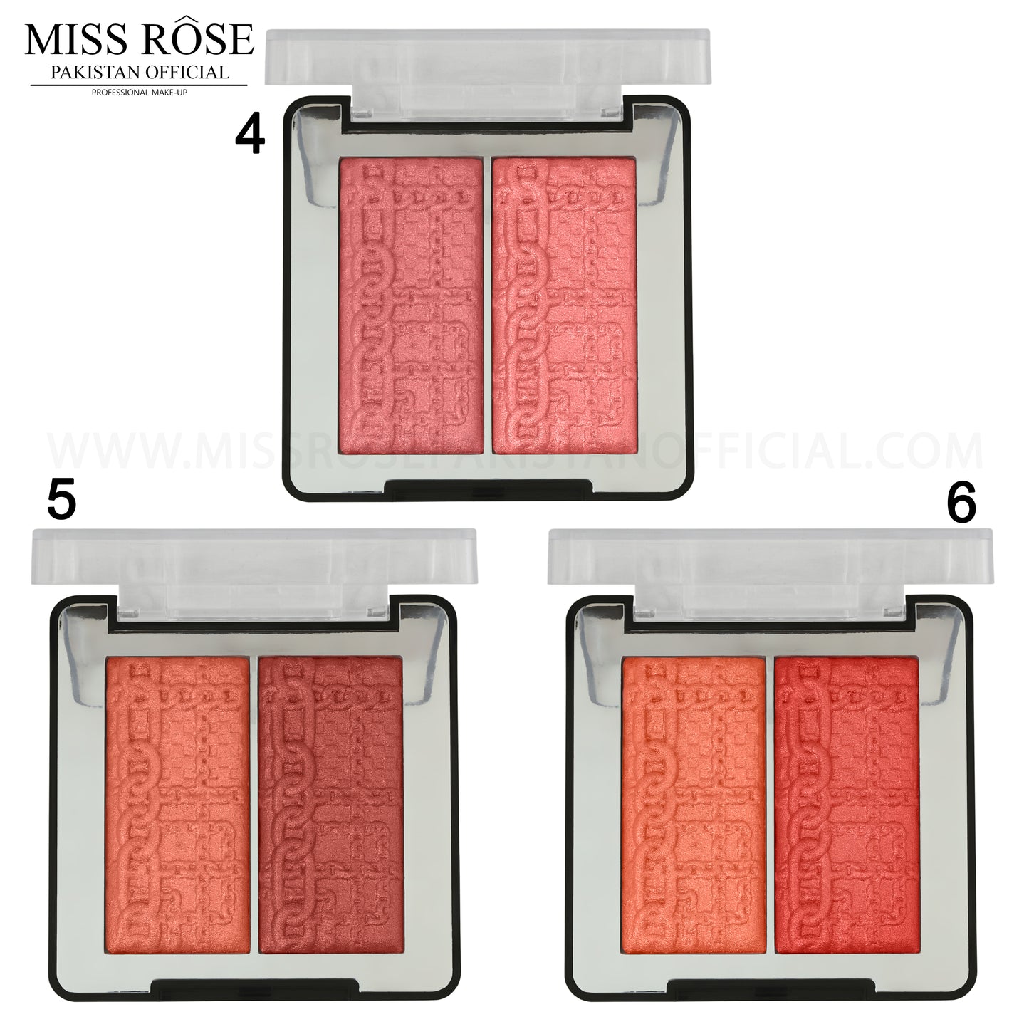 Miss Rose Luxurious 2 in 1 Blush