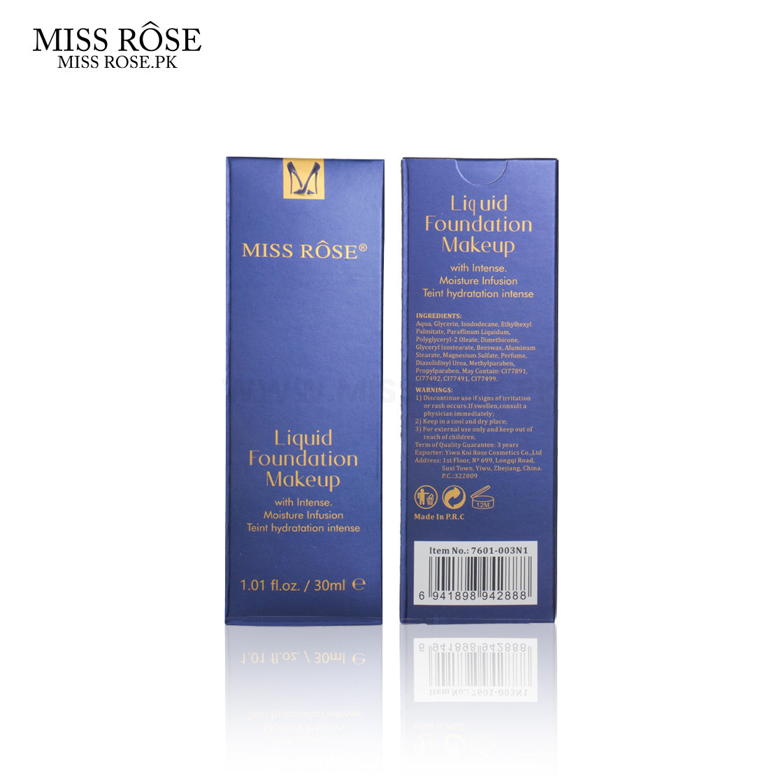 Miss Rose Liquid Makeup Foundation