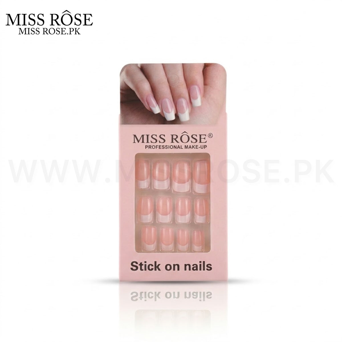 Miss Rose Stick-On Nails