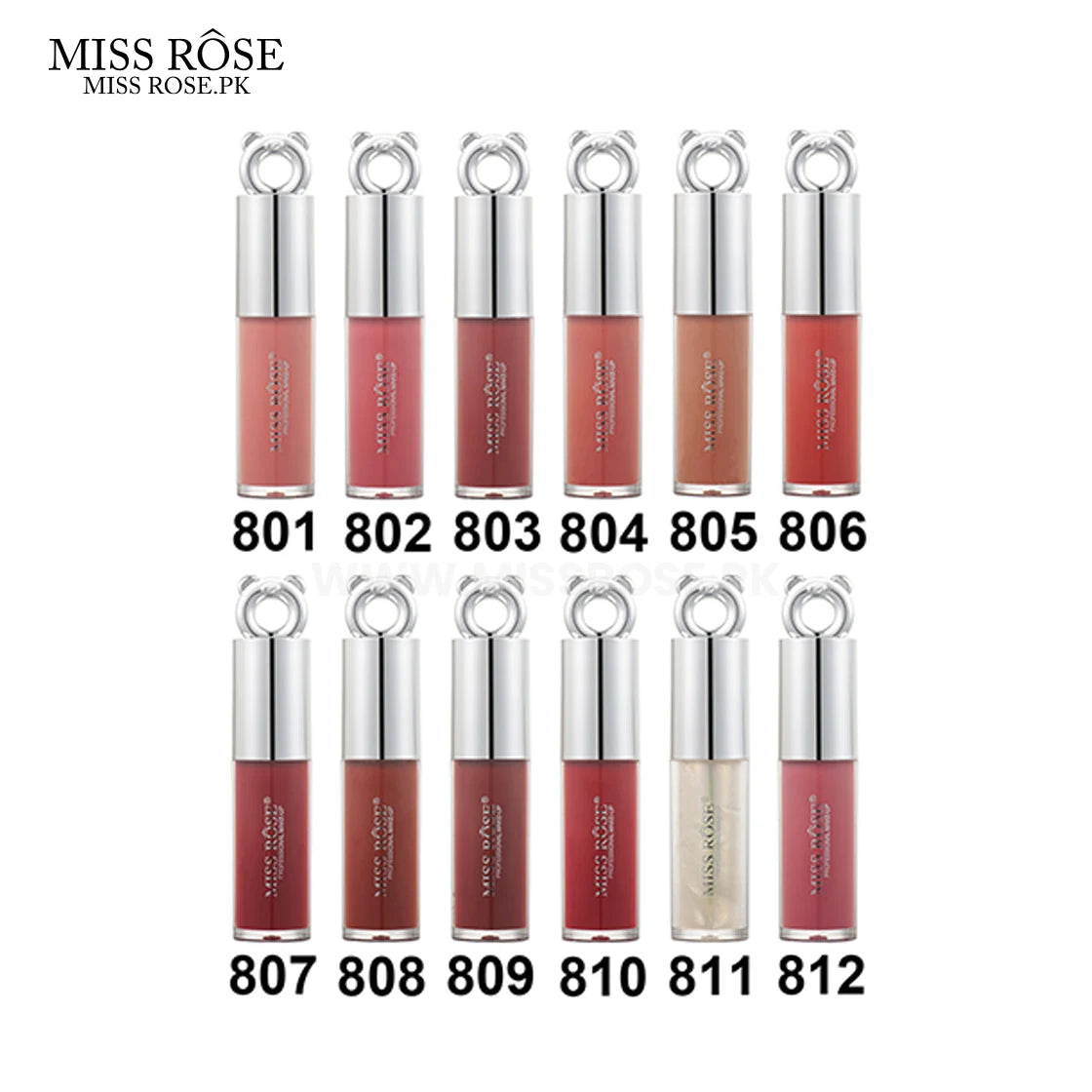 Miss Rose Little Bear Donut Lip Gloss