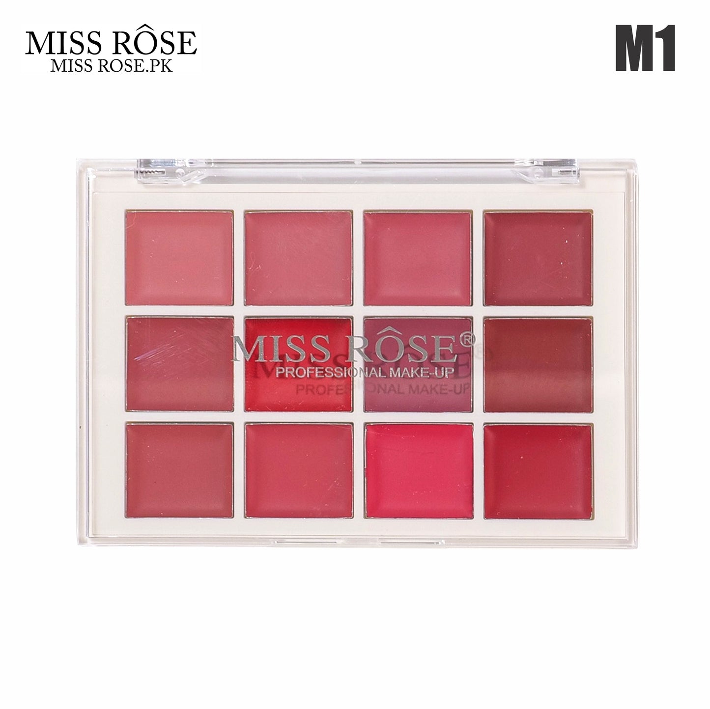 Miss Rose 12 Color Lipstick Palette