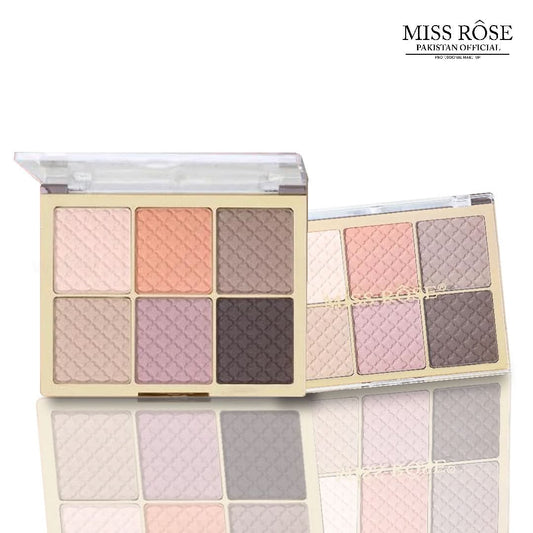 Miss Rose 6 Color Frisk Eyeshadow + Highlighter Palette