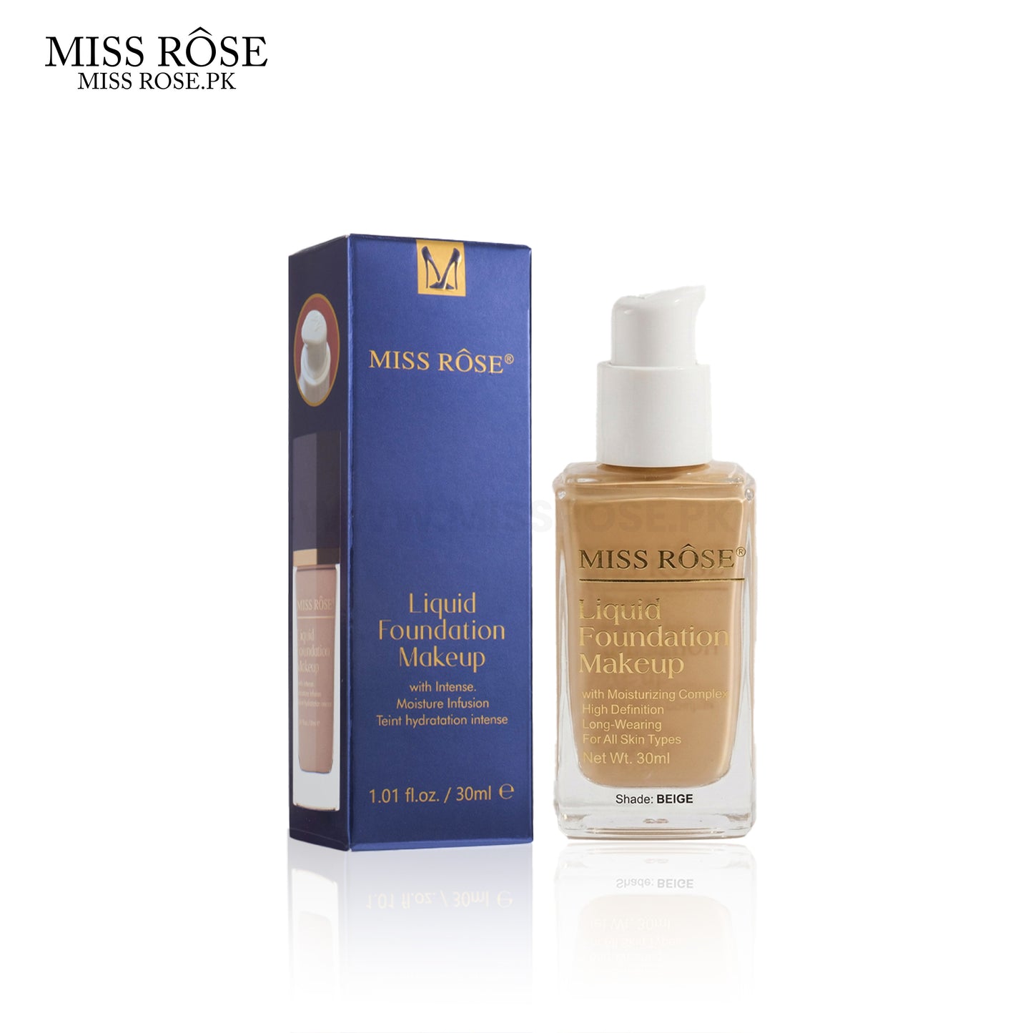 Miss Rose Liquid Makeup Foundation