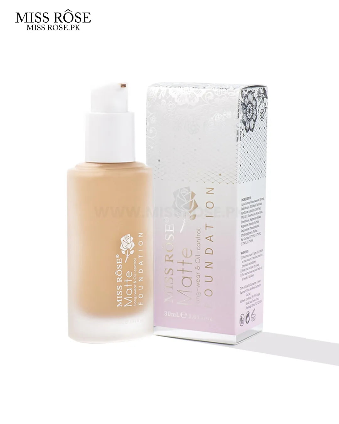 Miss Rose Matte Long Wear & Oil Control Foundation